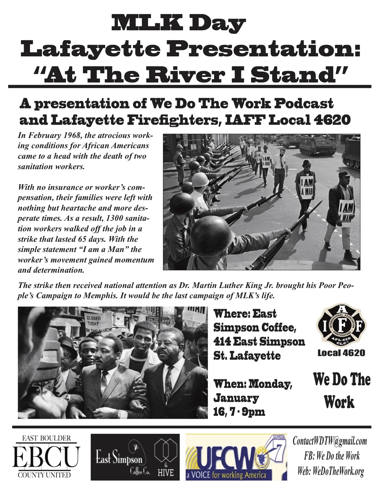 Film Screening of AT THE RIVER I STAND