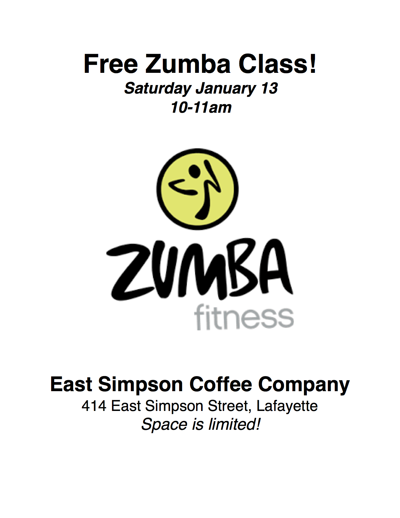 Free Zumba Class in The Hive