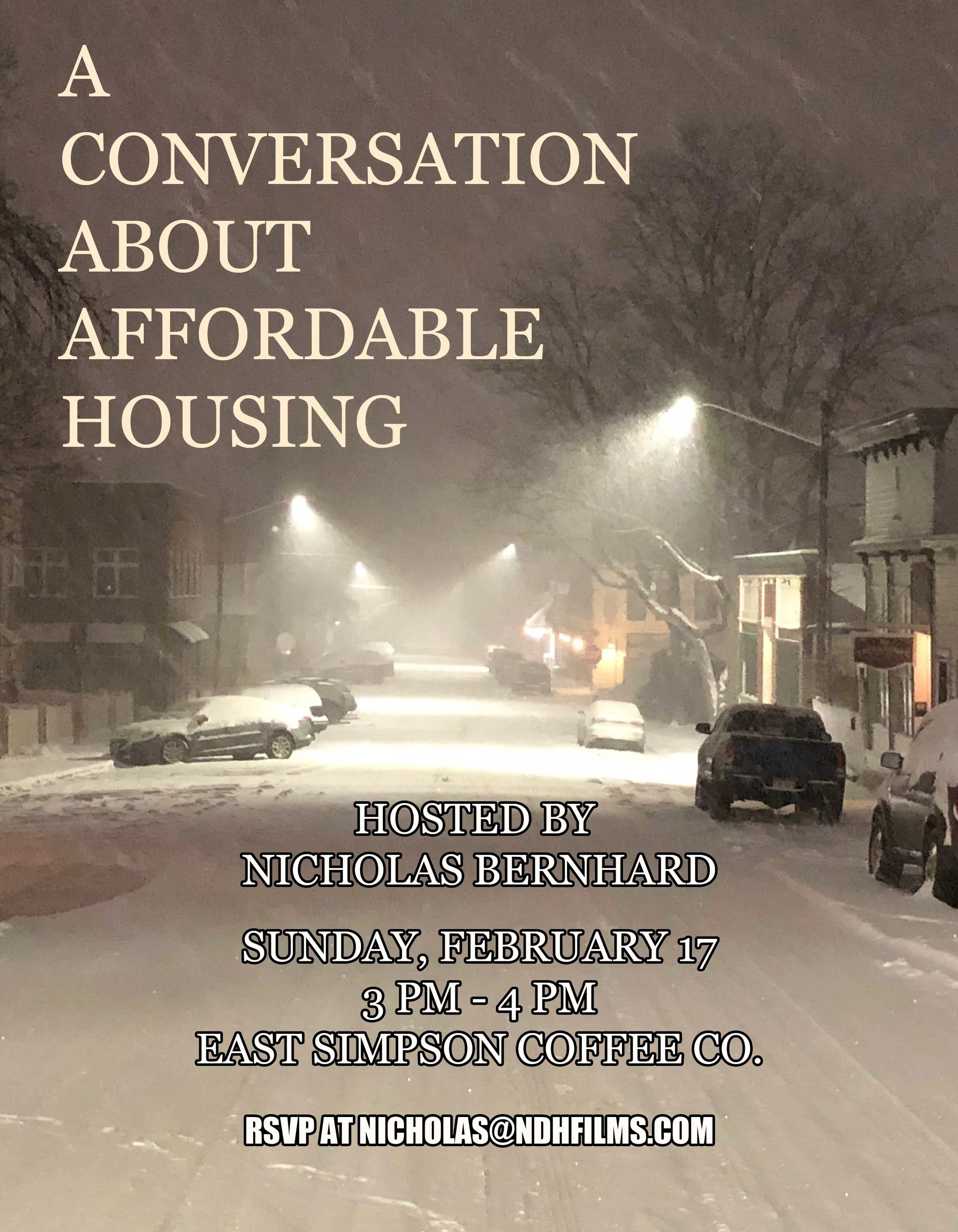      

 
   Affordable housing is one of the hottest topics in Boulder County.  Nicholas Bernhard will be hosting a conversation about affordable housing in Lafayette.&nbsp; The discussion will consider obstacles to affordable housing, and a discussi