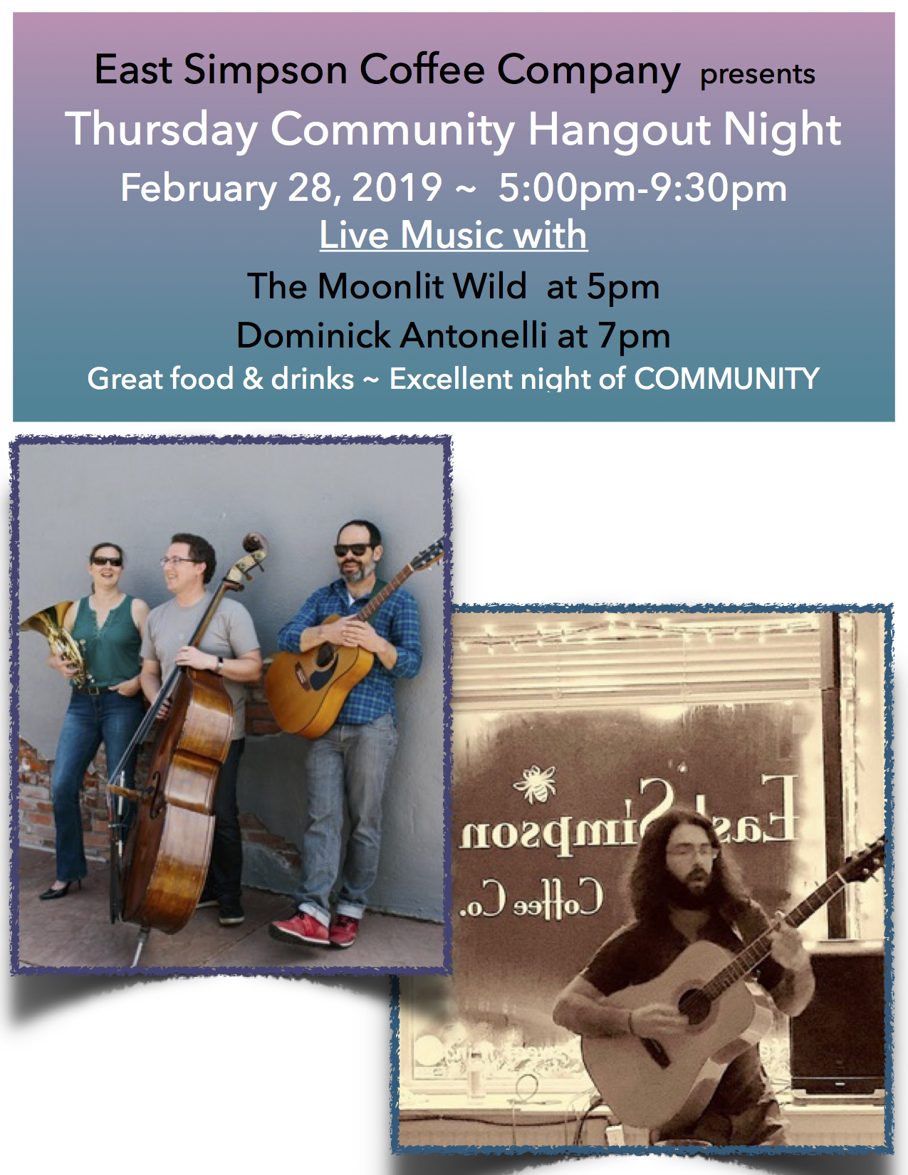 Thursday Community Hangout Night