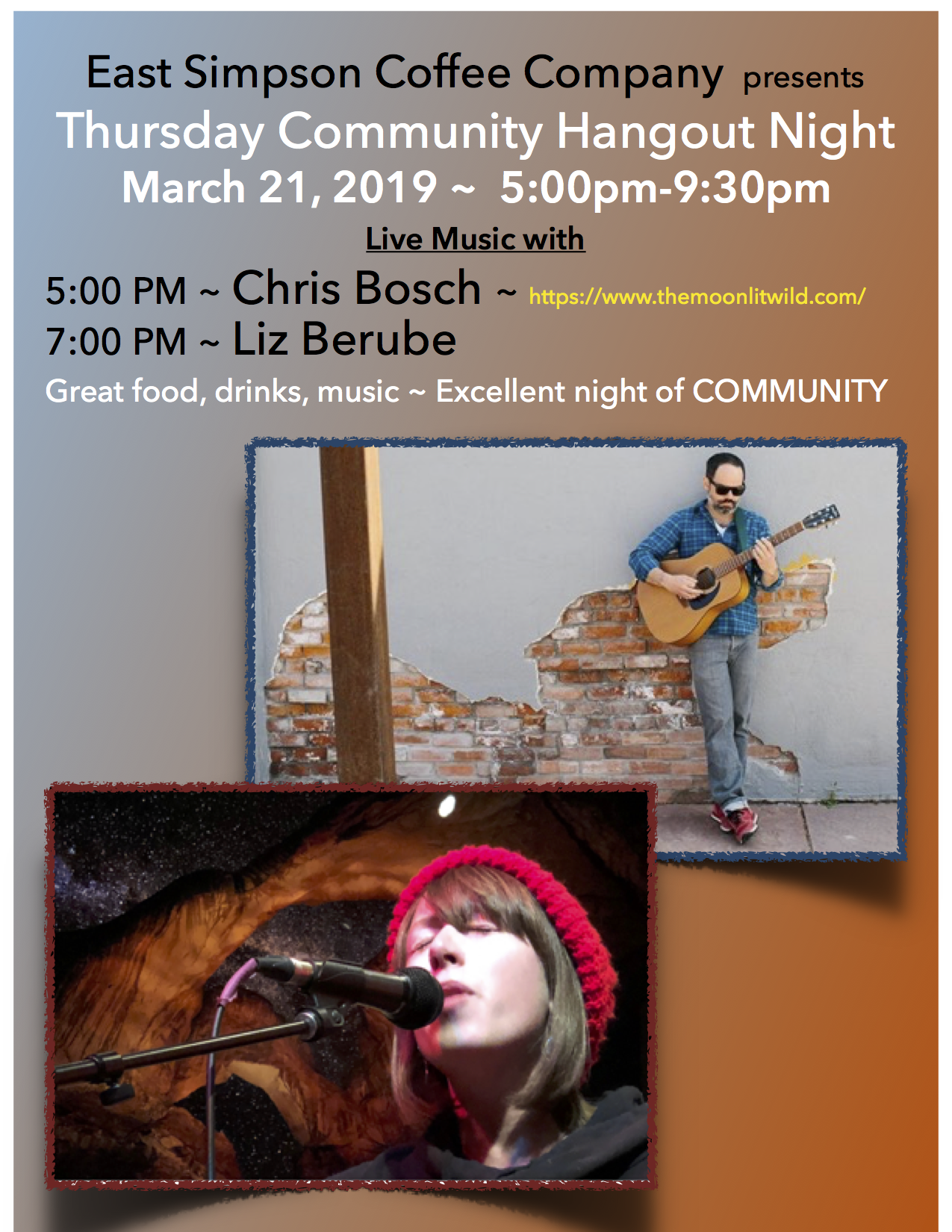 Thursday Community Hangout Night