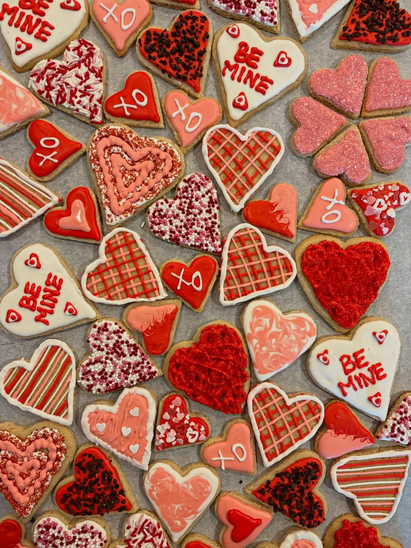 Happy Valentine&rsquo;s Day from BBH ❣️ cookies for purchase this weekend at @east_simpson_coffee along with some other vday goodies ☕️