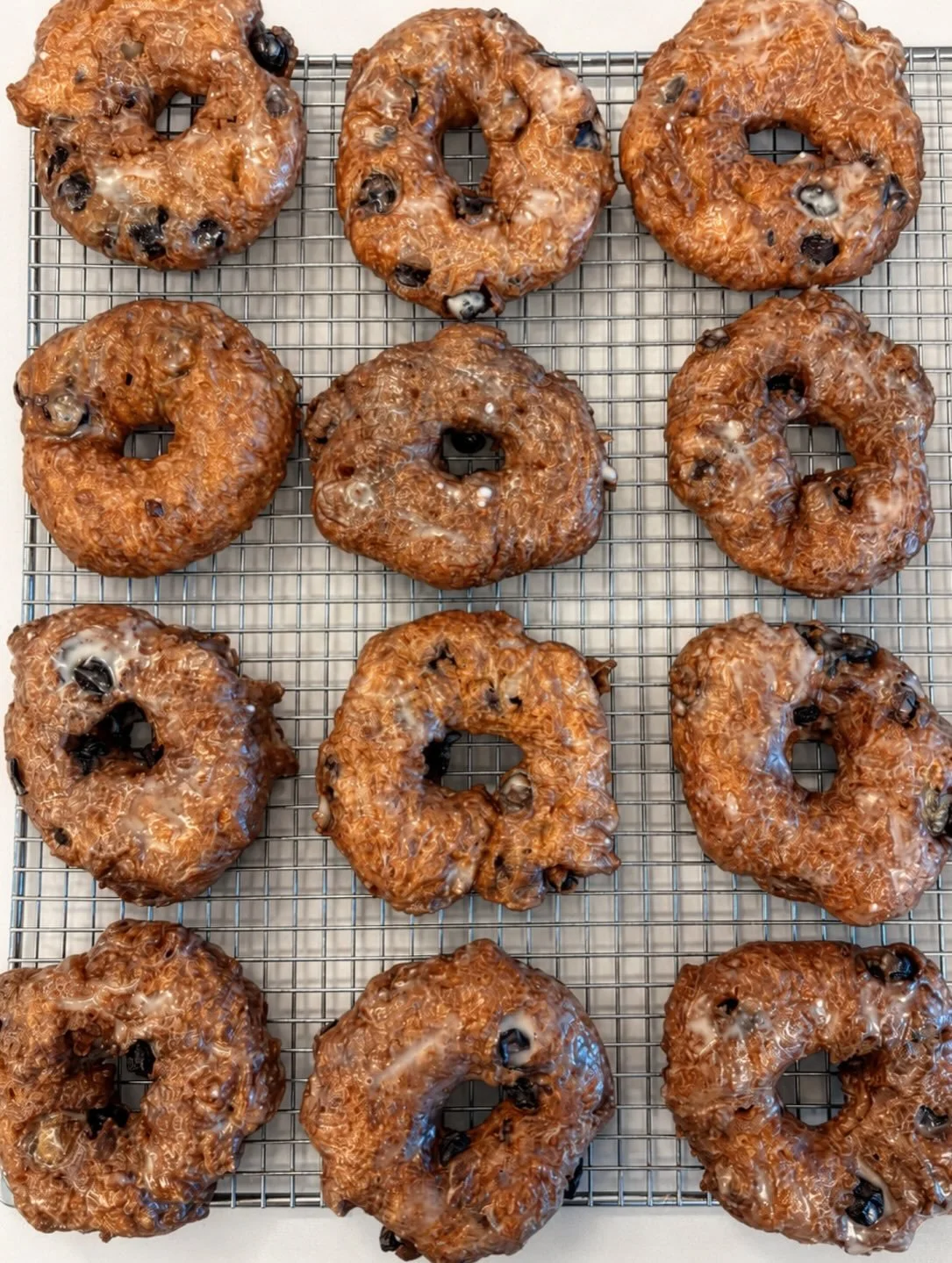 Happy national donut day! Blueberry old fashion cake donuts @ east Simpson this morning ☕️🫐 @east_simpson_coffee