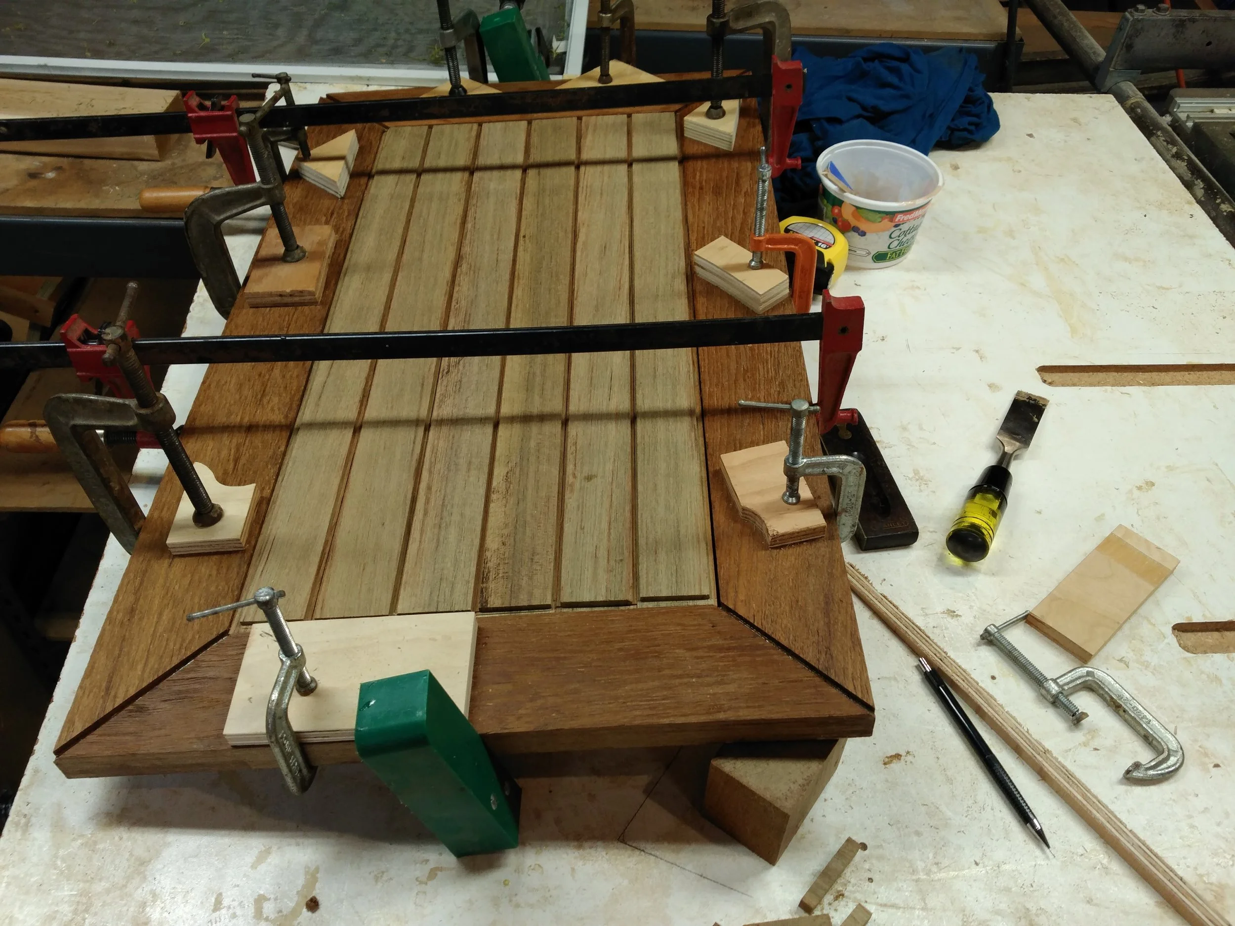 Fabricating new hatches for a Tayana 37