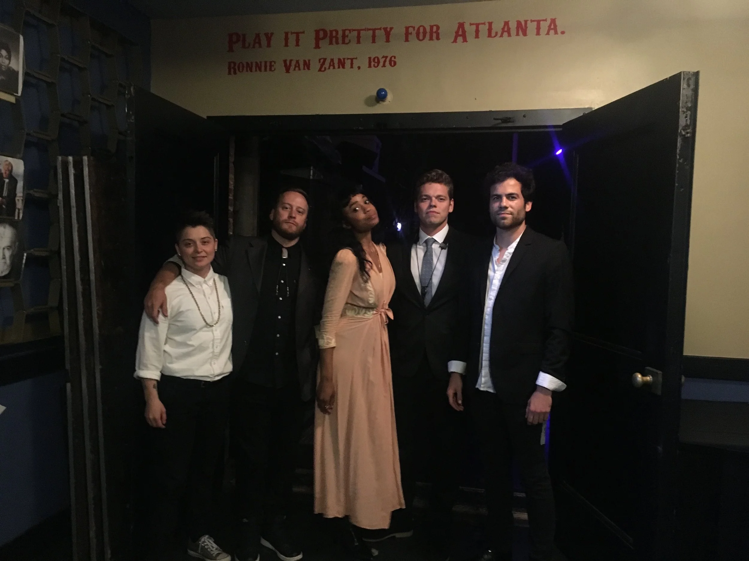 From left: Tiffany Minton (drums), Jason Harris (bass), Adia Victoria, Peter Eddins (keys/sax), Mason Hickman (guitar)