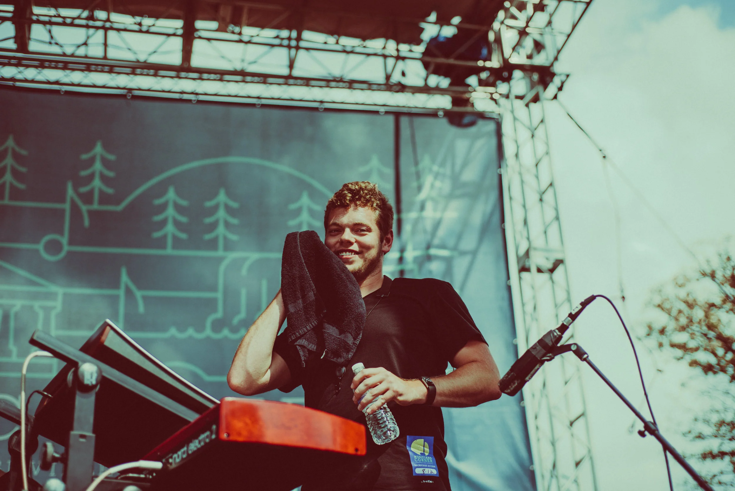 Performing with Adia Victoria at Musician's Corner 2017 in Nashville, TN