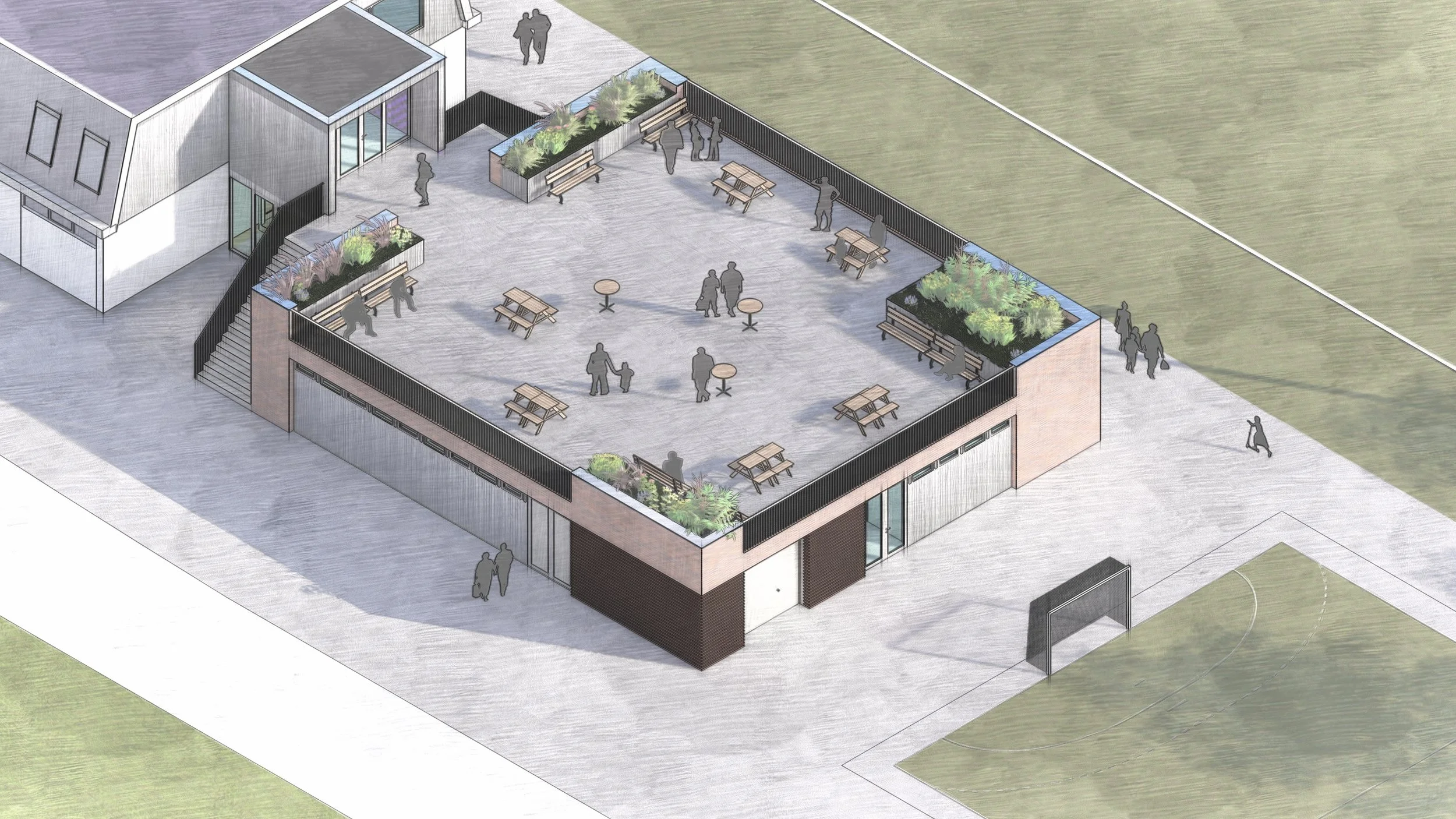 Start bouw Voetbalvereniging Rockanje