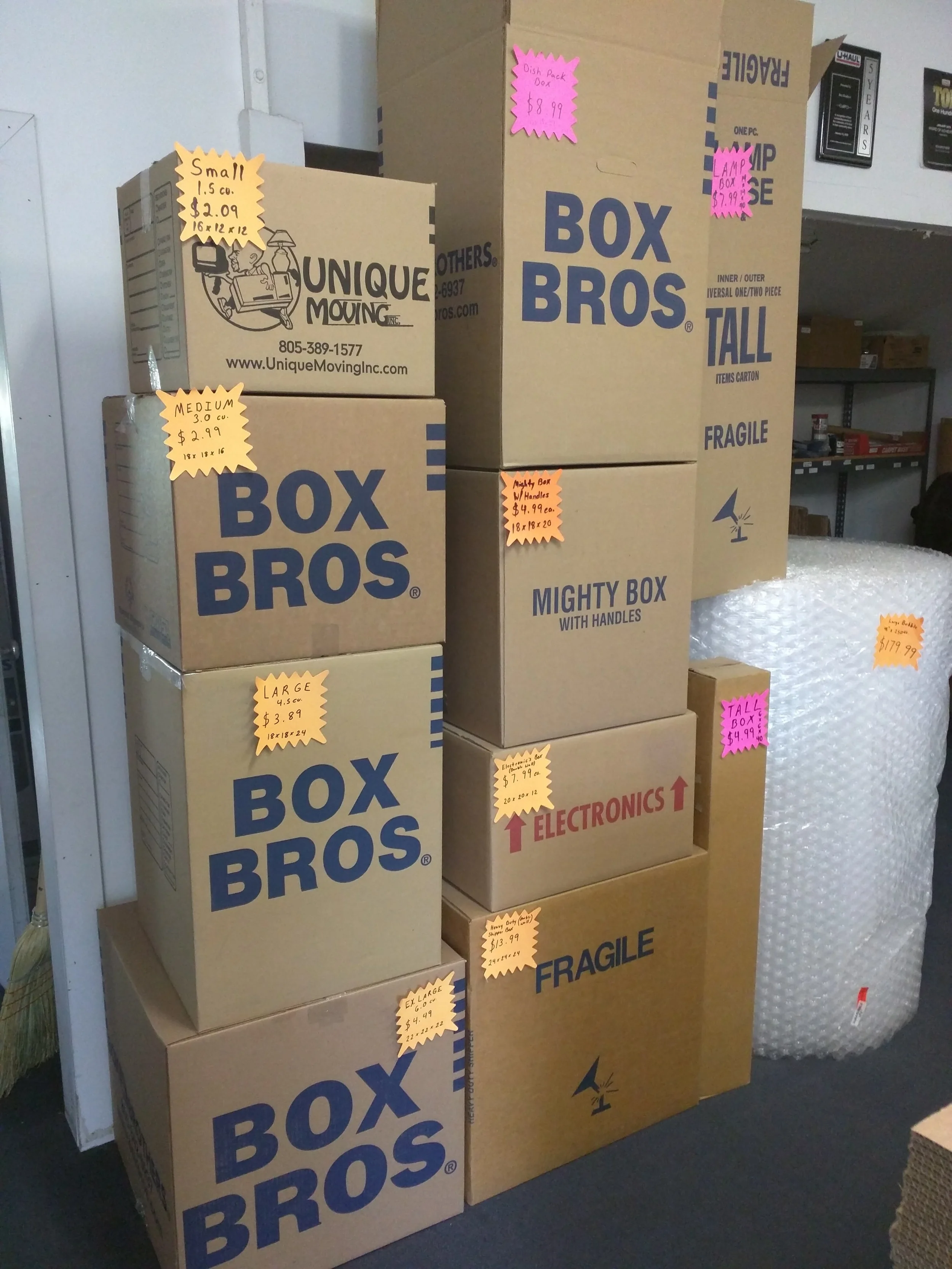 Tips on Packing Supplies