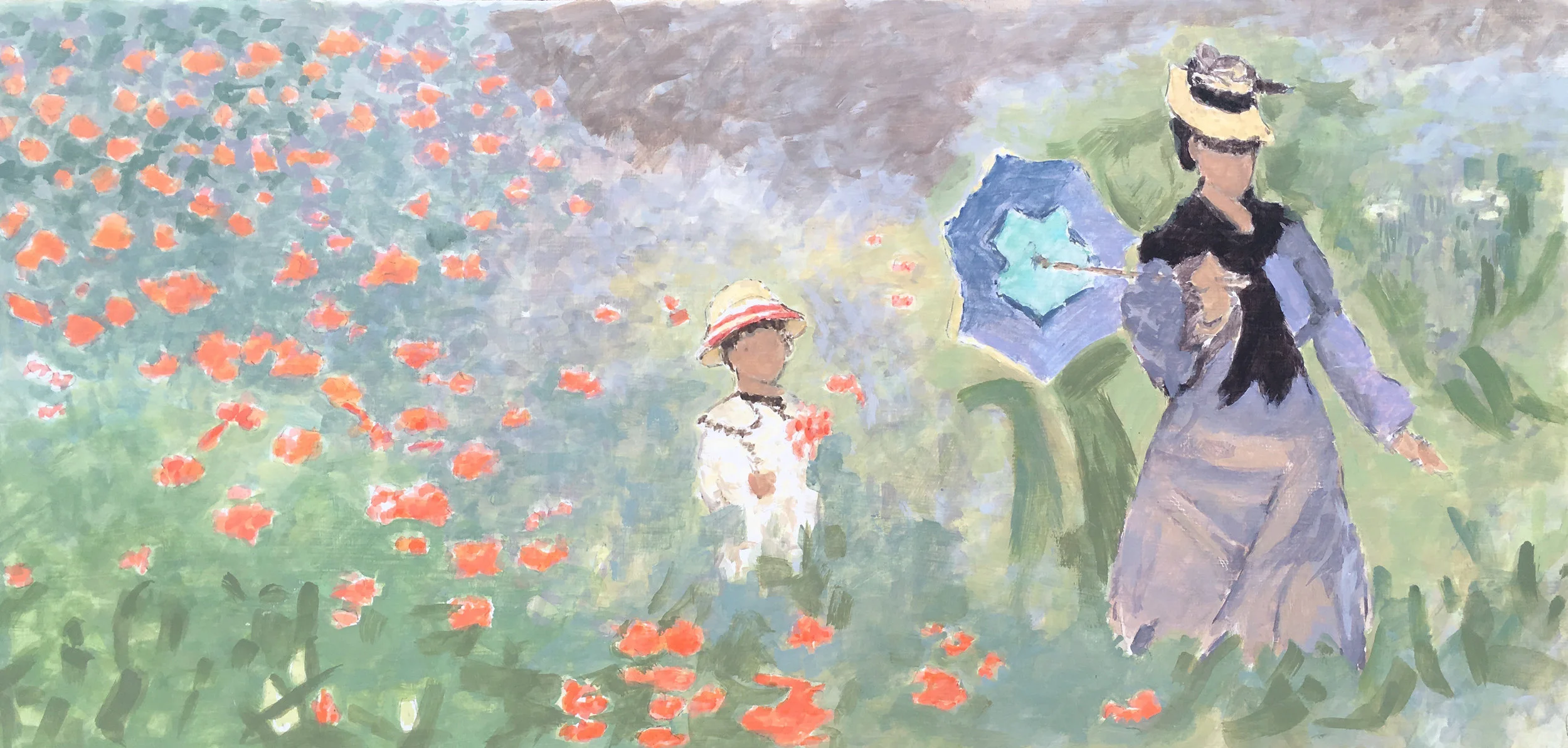 Les coquelicots d'apres