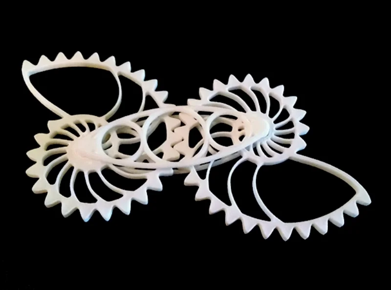  Nautilus Gears Printed via  Shapeways.com  
