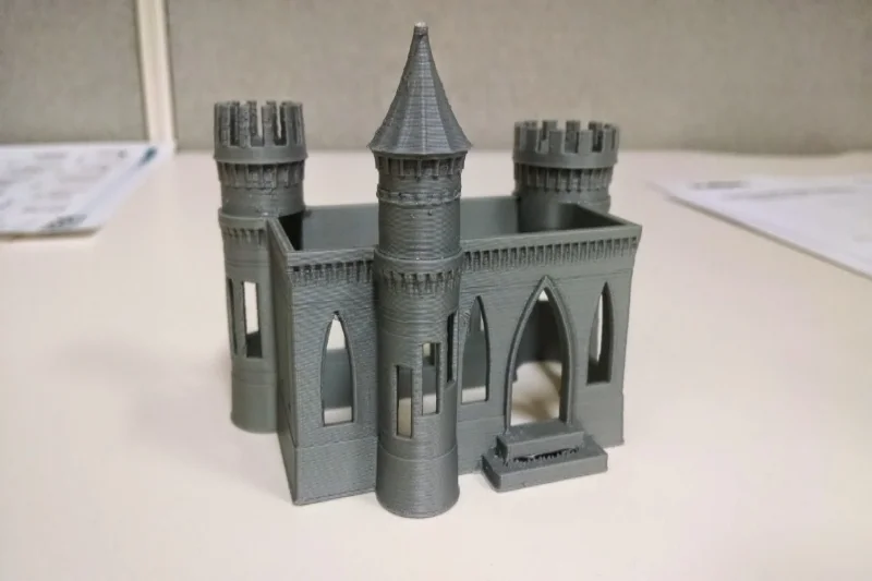  1/50th scale model printed on regular 3D printer. 