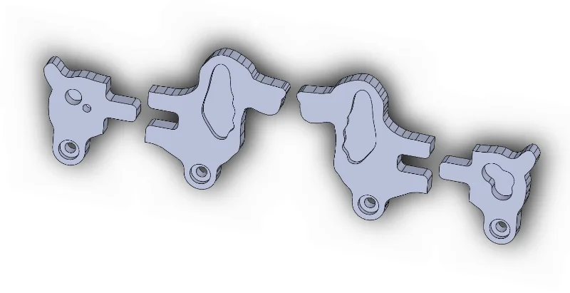  Design in Solid Works laid out to fit on a 1x8 board. 
