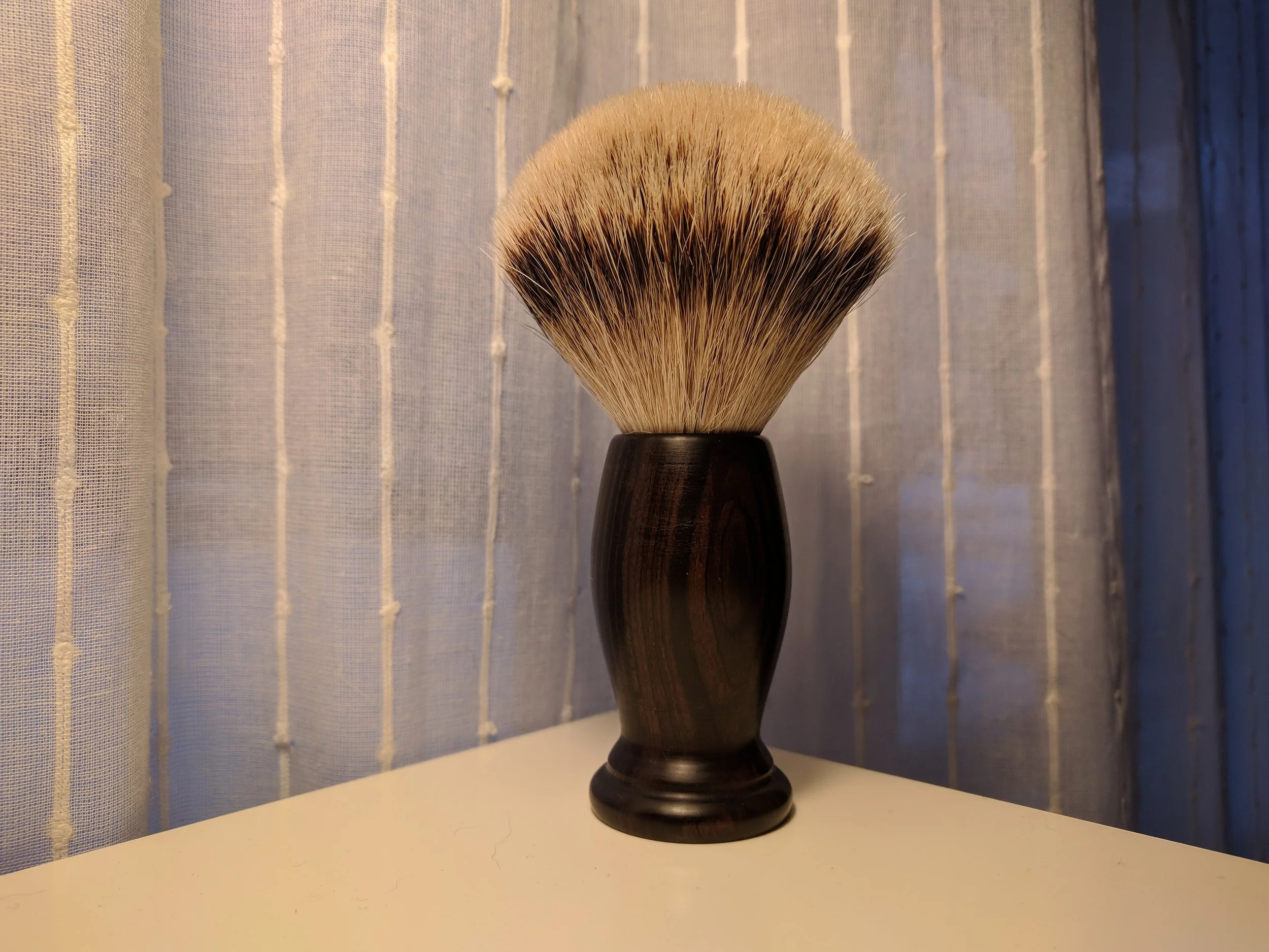 Last brush in African blackwood.