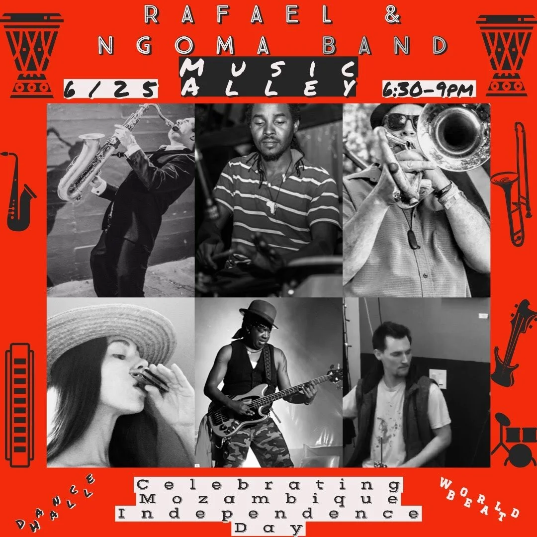 Rafael and Ngoma band @Music Alley