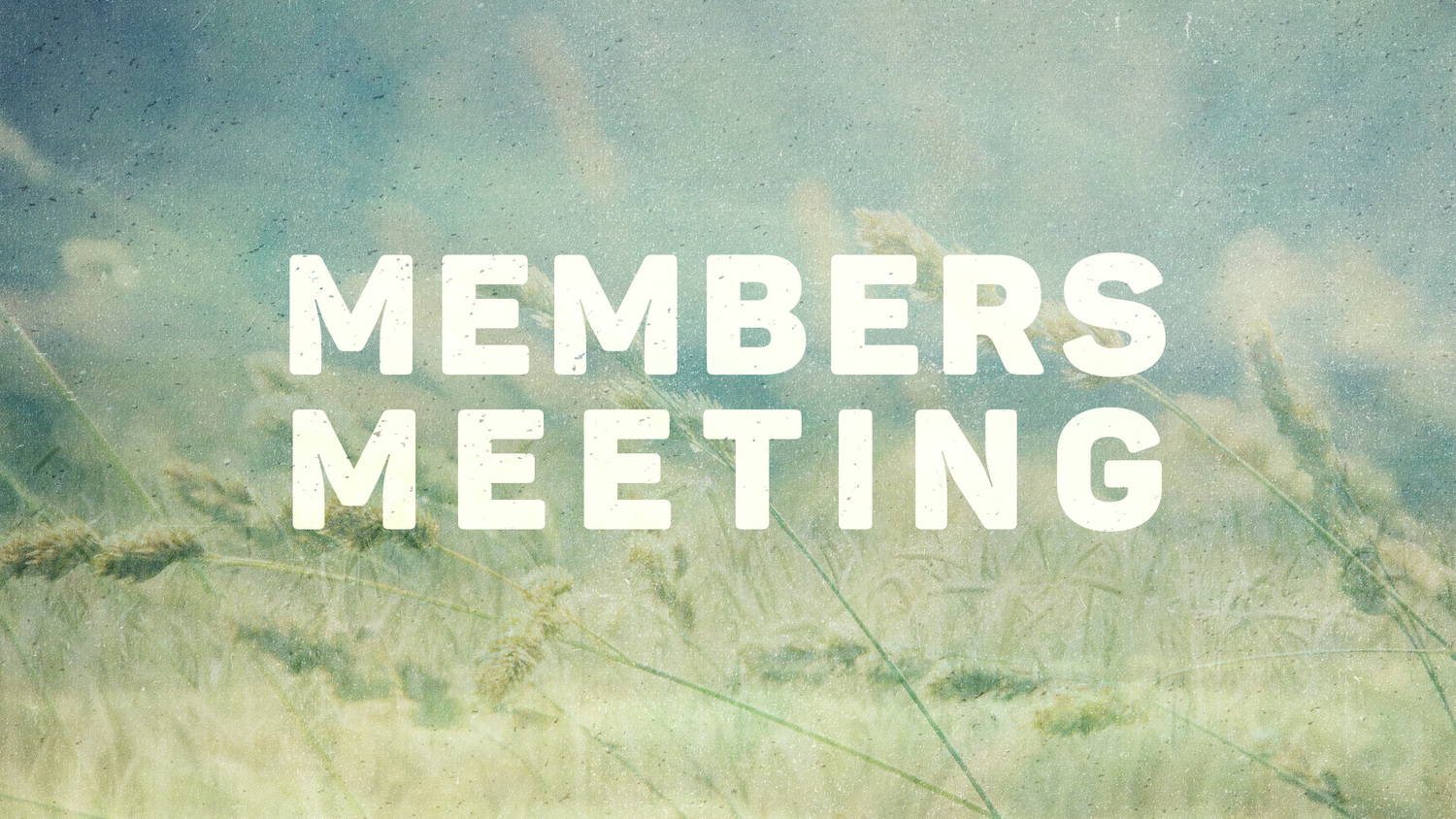 Members Meeting