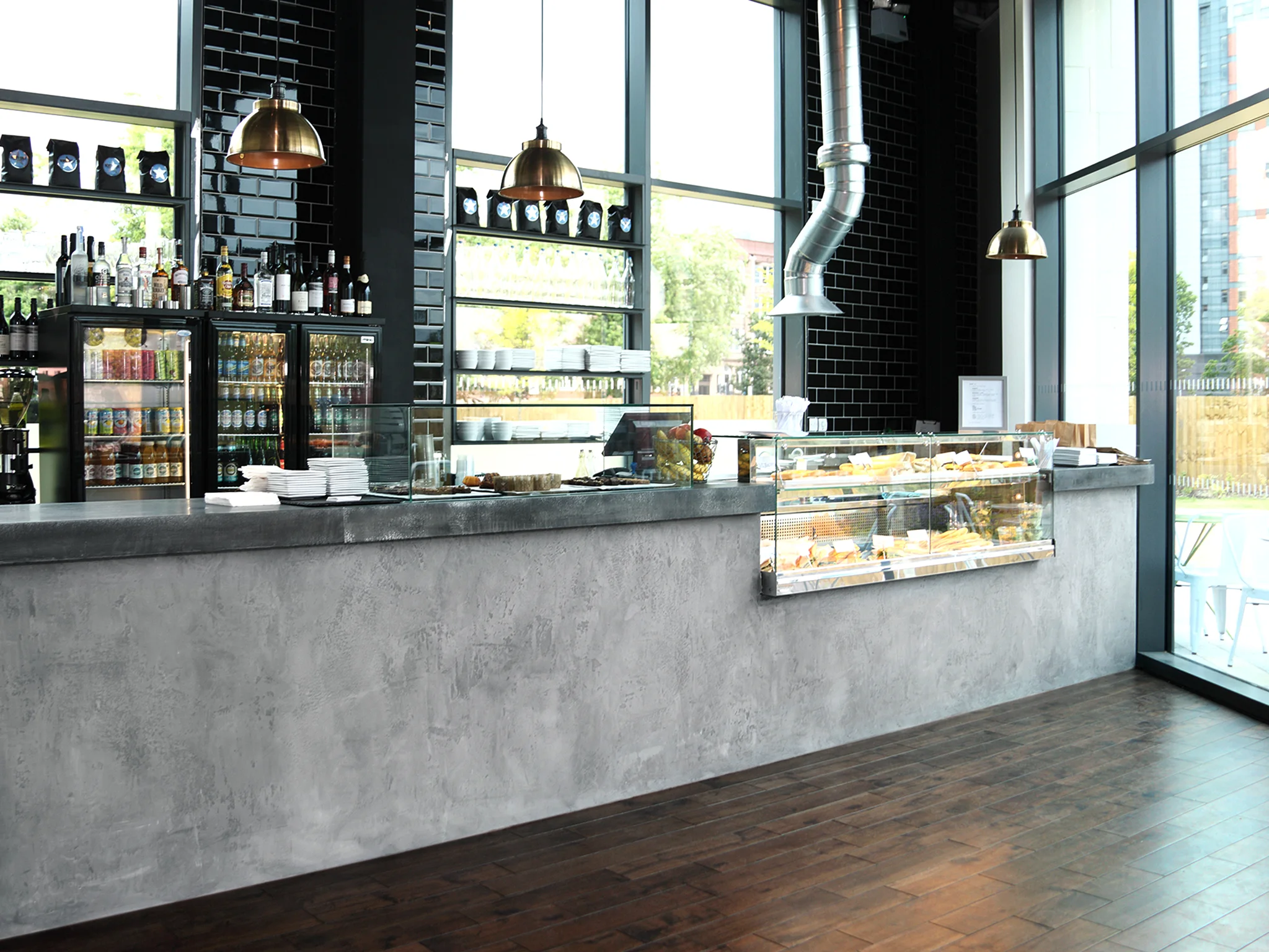 Lime Concrete Bar