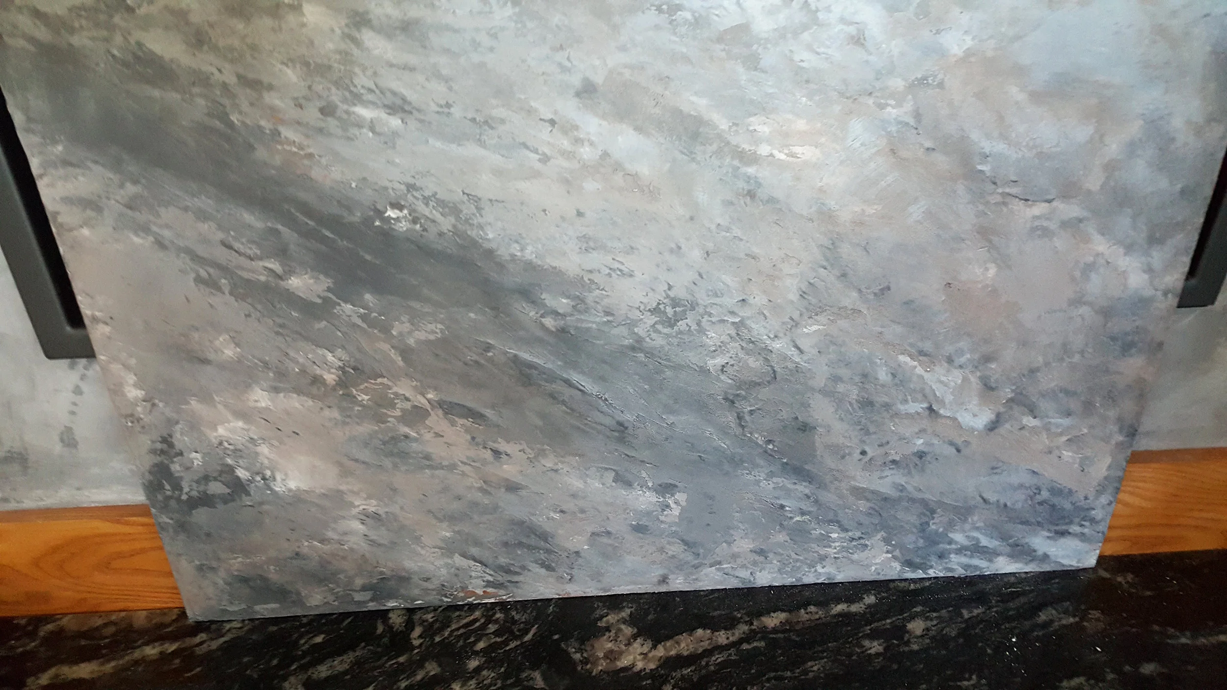Metallic stucco texture