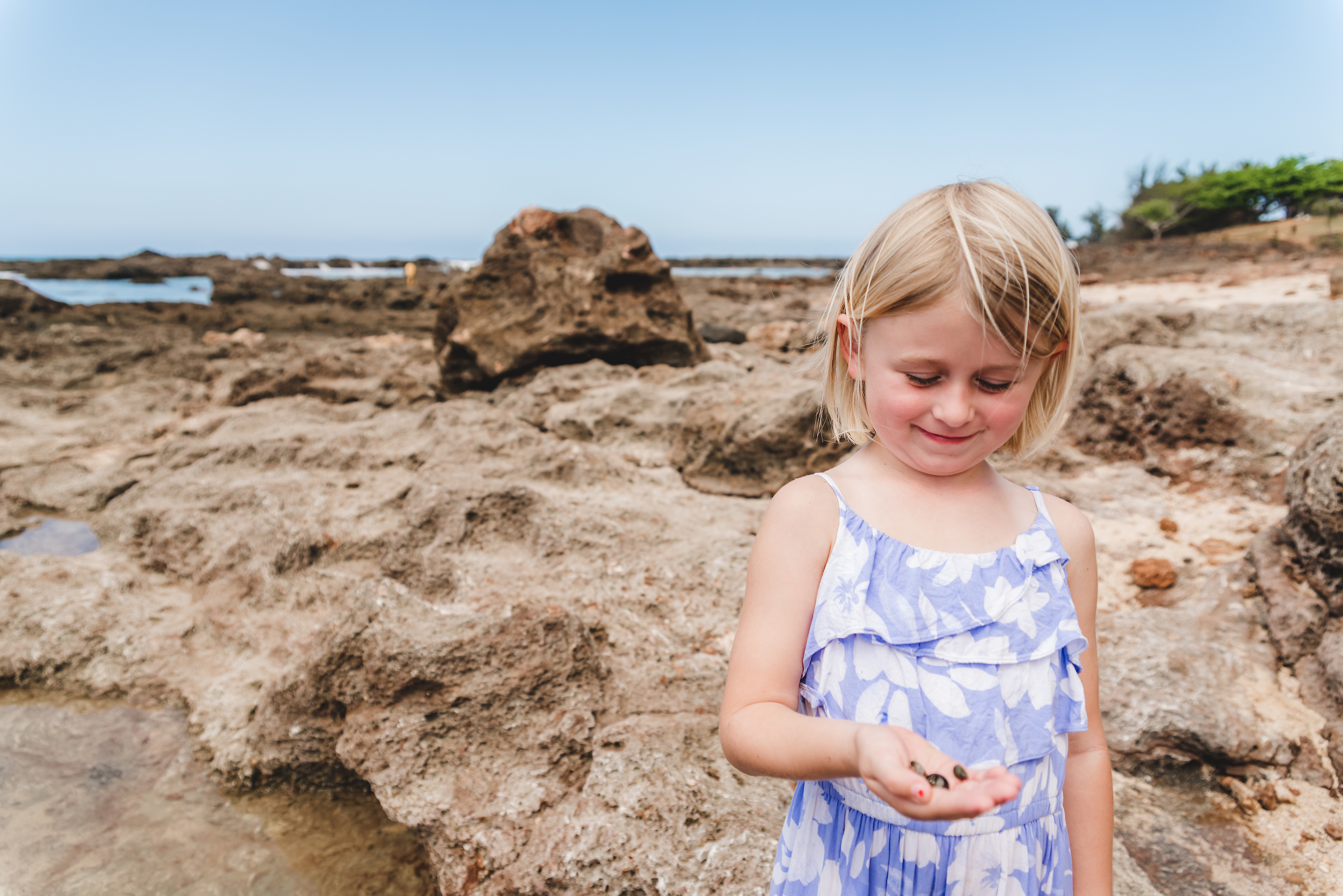 Crab hunting and shave ice eating