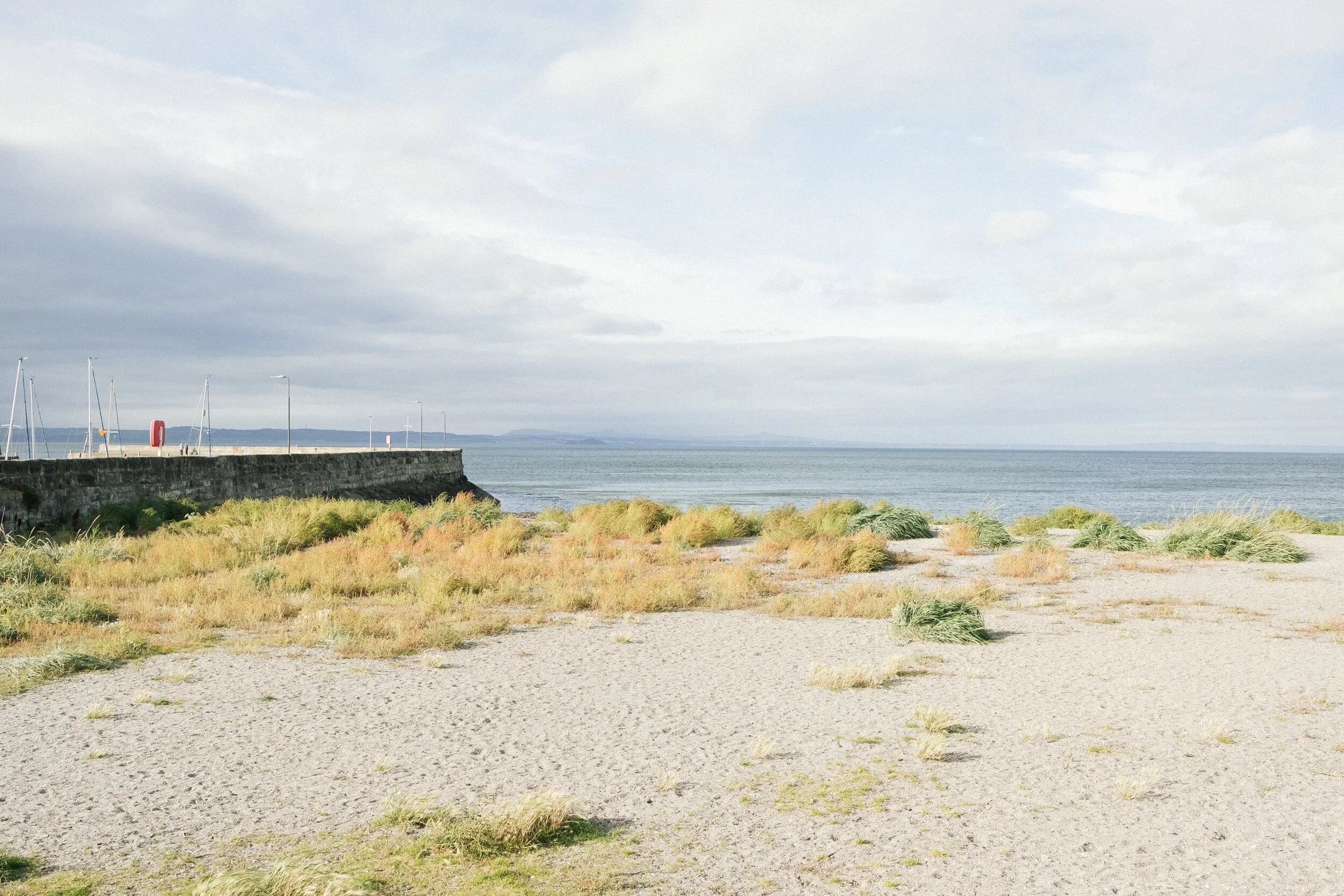 Musselburgh Beach near Edinburgh, Scotland UK — Haarkon