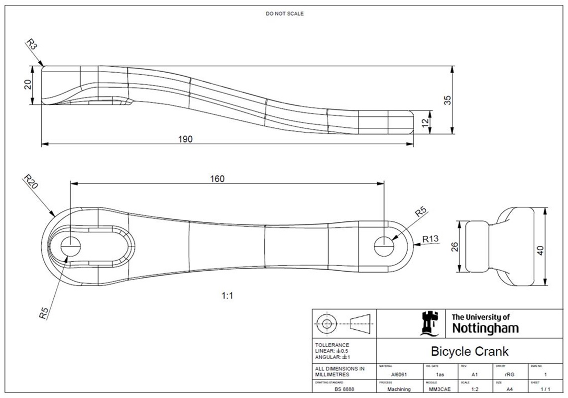 CAE Bicycle Crank