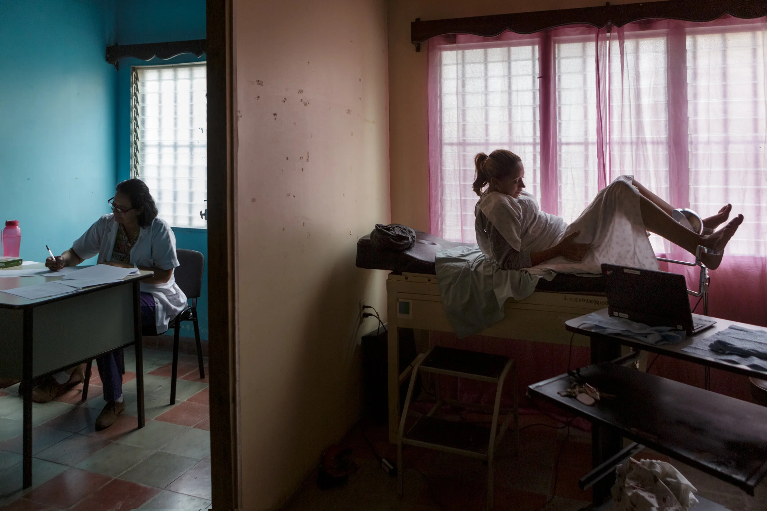 Cervical cancer treatment clinic in Tegucigalpa, Honduras, 2018 for World Health Organization.
