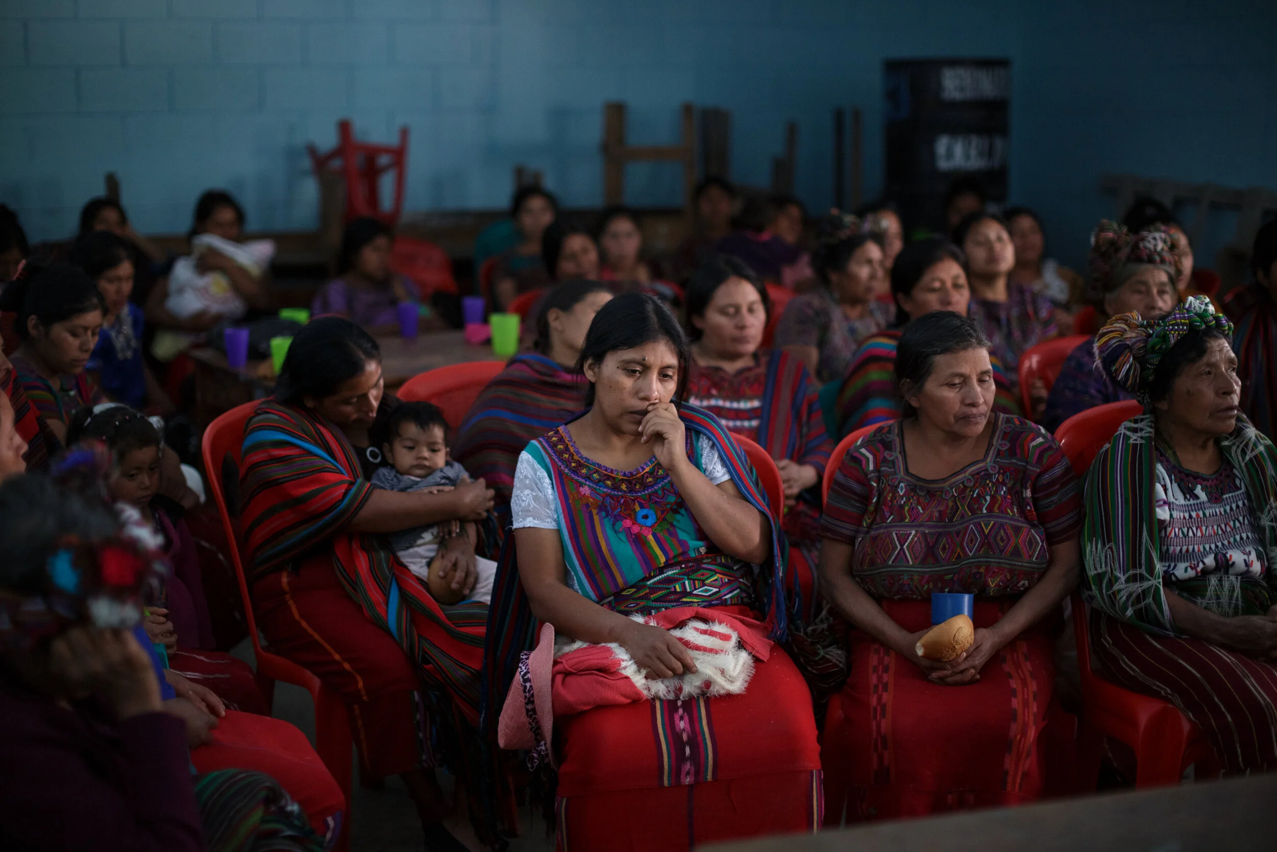 Domestic violence and family planning charla. Nebaj, Guatemala, 2018 for World Health Organization.