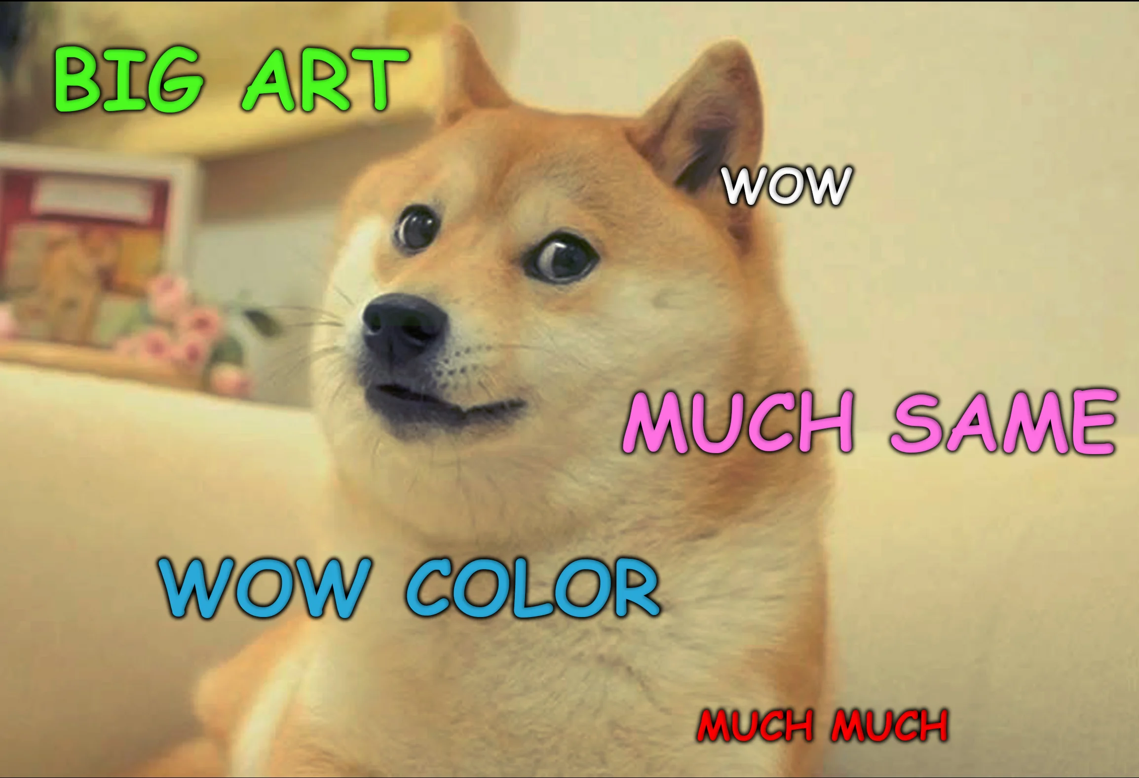 Doge, 8 x 11.5 inches, 2018