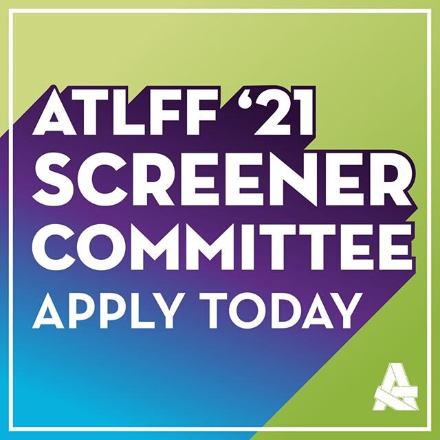 Love watching films at the festival? Join the 2021 Film Screening Committee and help us select next year&rsquo;s program while also earning a free badge to the 2021 Atlanta Film Festival. Applications close July 1, so apply soon.

http://ow.ly/vis250