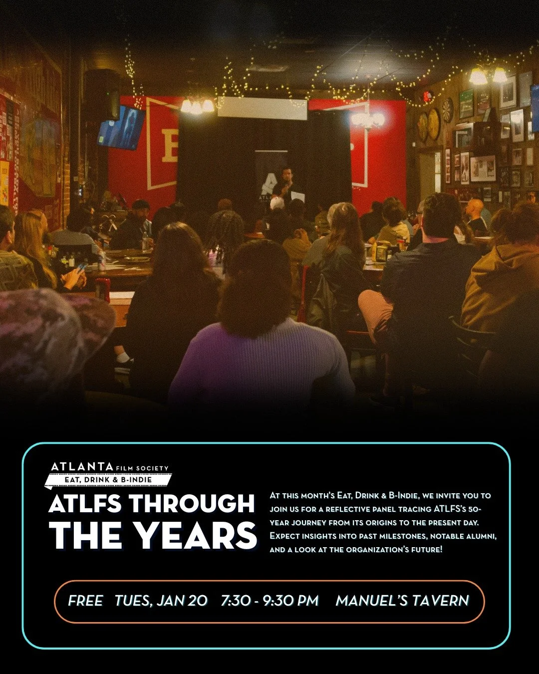 Huge thank you to everyone who attended our free monthly networking/education event at Manuel's Tavern last night, Eat, Drink &amp; B-Indie! 🙏🏿✨

If you couldn't make it, or can't wait until the next one -- save the date, January 20th, where we hop