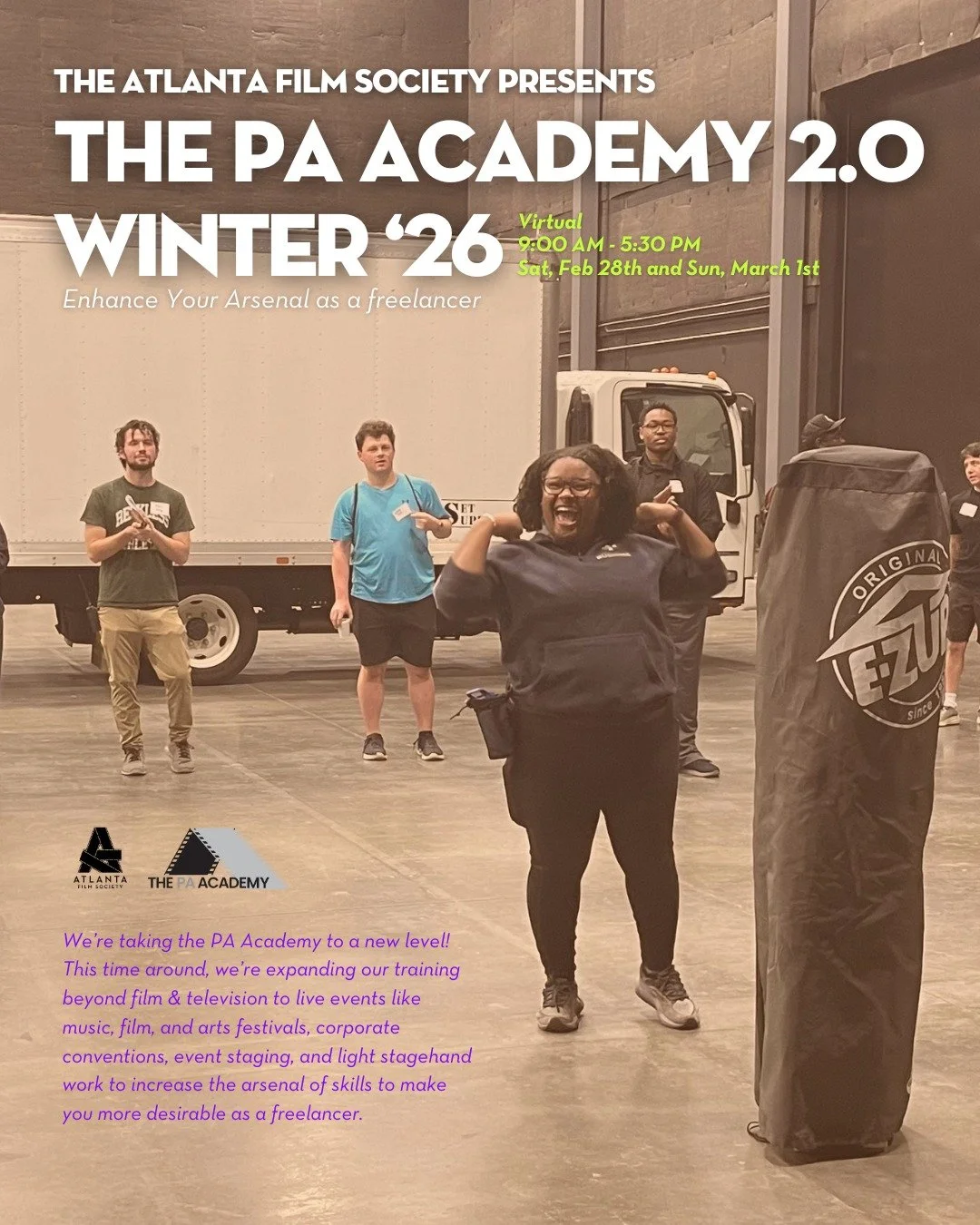 New Class Announced: ATLFS presents The PA Academy 2.0 - Winter 2026 📽️ We&rsquo;re taking the PA Academy to a new level to increase the arsenal of skills to make you more desirable as a freelancer.💯 Join us from anywhere, because we're taking PA A
