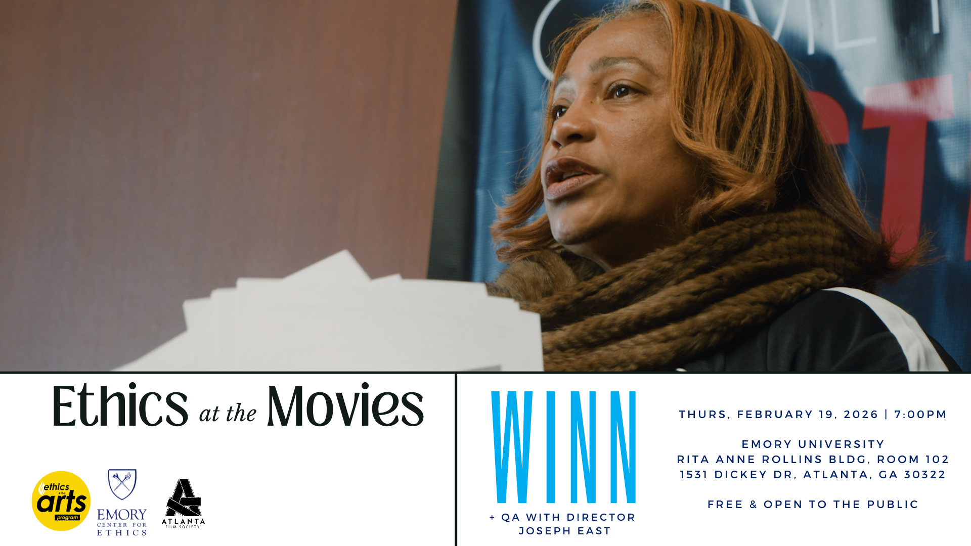 Ethics at the Movies: WINN @ Emory College — Free Screening