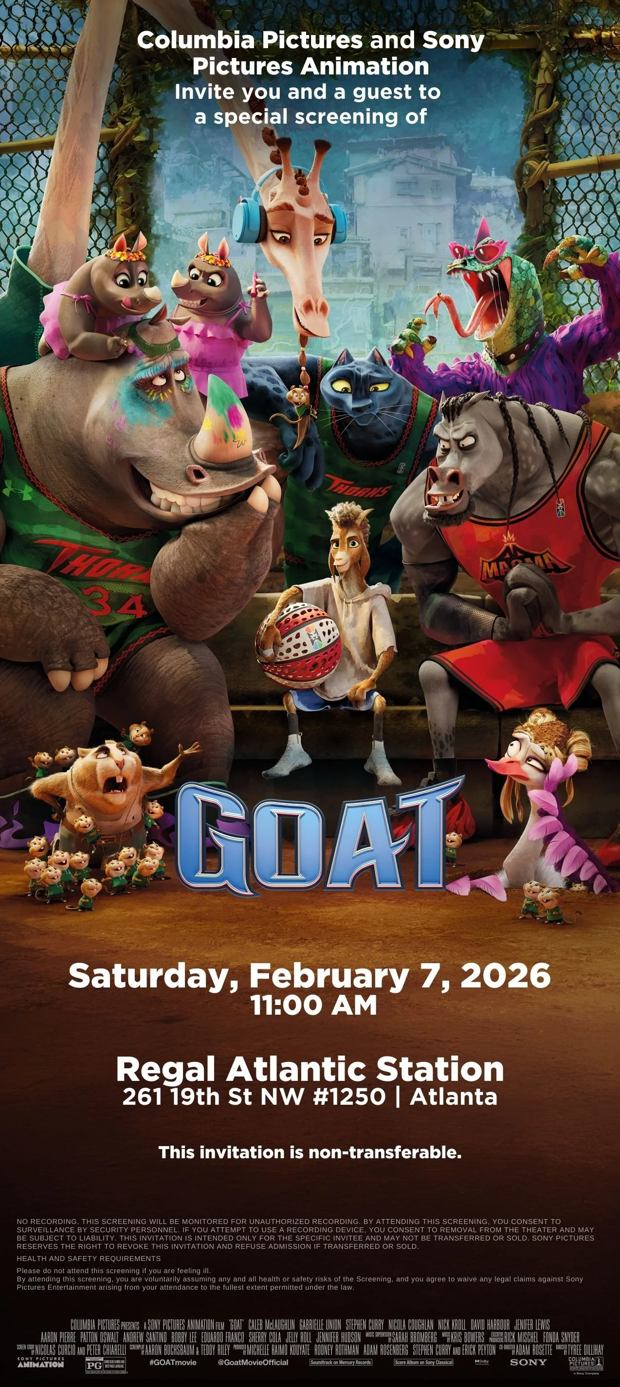 MEMBER Exclusive Screening: GOAT