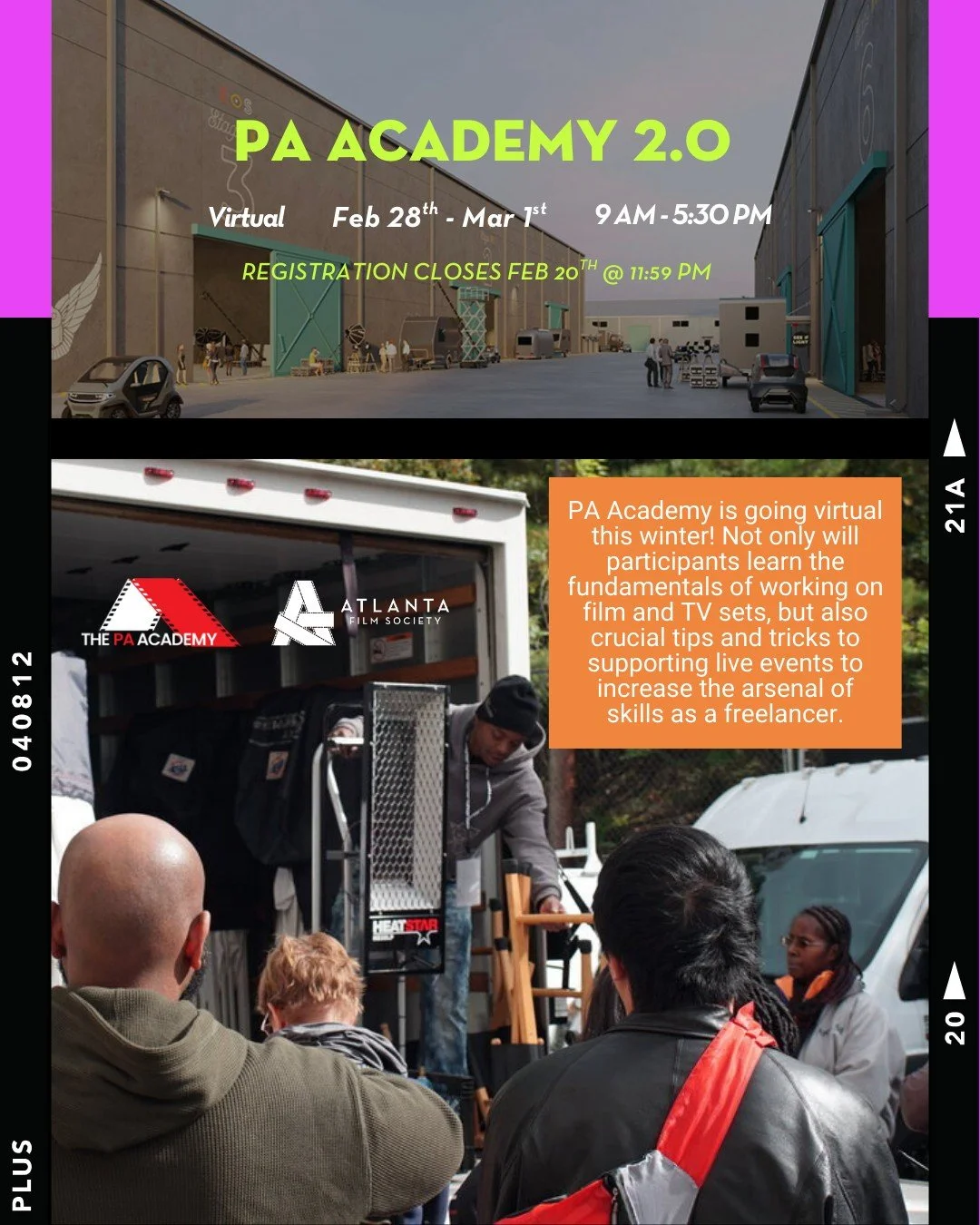 We're taking the PA Academy to a new level🧗🏿&zwj;♂️ This time around, we're expanding our training to live events like music, film, and arts festivals, corporate conventions, event staging, and light stagehand work to increase the arsenal of skills
