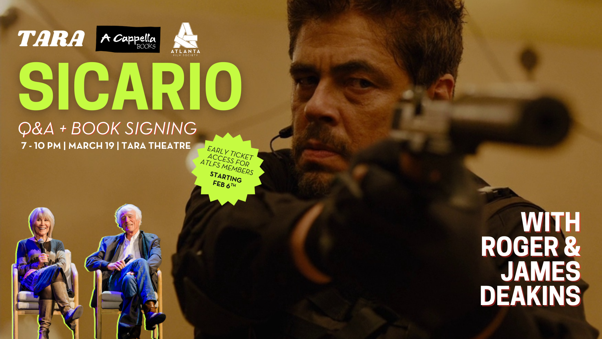 MEMBER EXCLUSIVE DEAL: SICARIO with Roger &amp; James Deakins