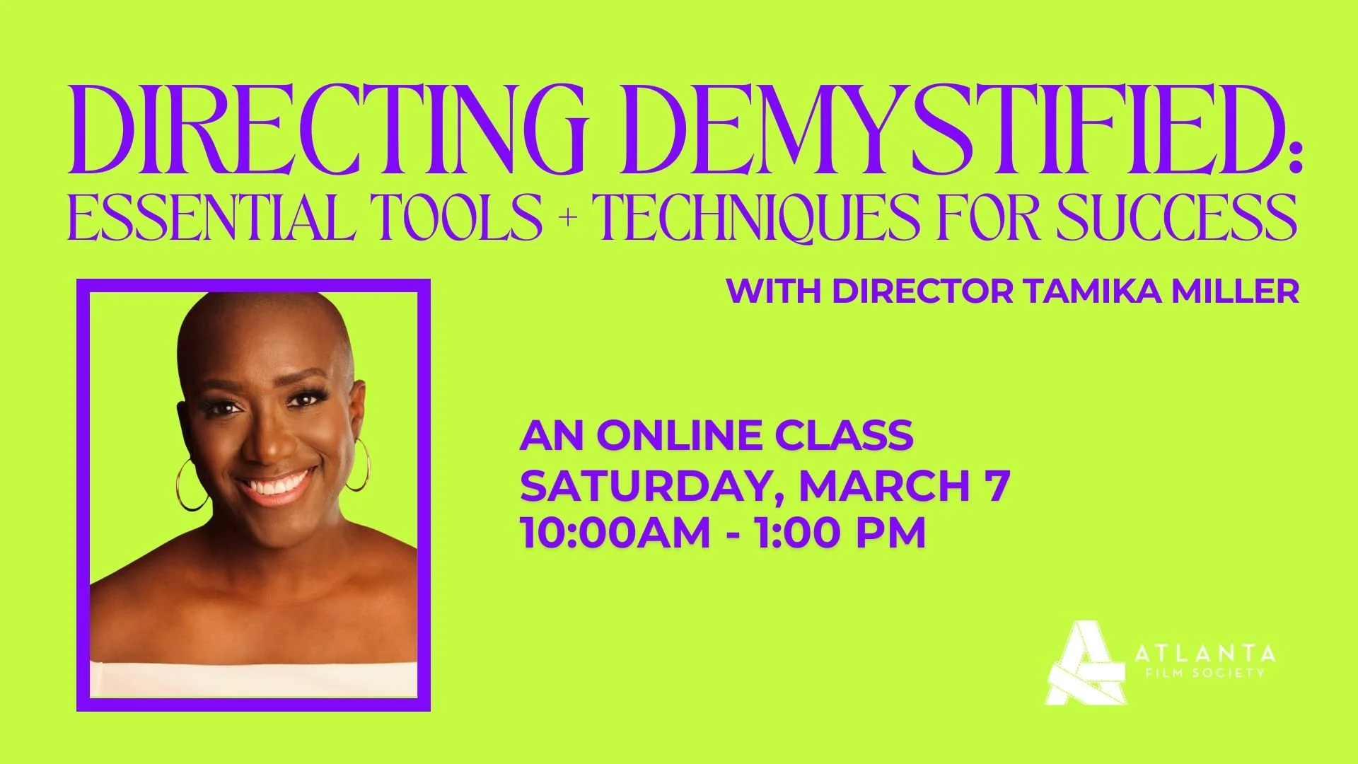 Directing Demystified: Essential Tools + Techniques For Success (Online Course)