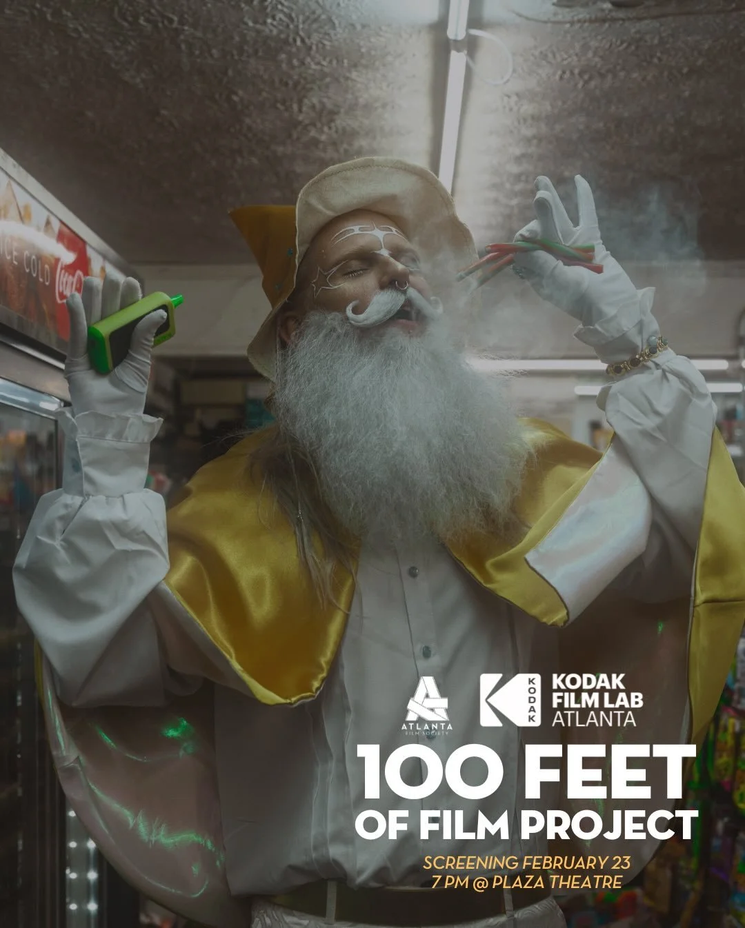 This Monday, at the @plazaatlanta, the Atlanta Film Society and @kodakfilmlabatl present the 2026 100 Feet of Film Project! 🎞️

Tickets are SOLD OUT. 🚨 But there will be a Rush Line! 🙏🏿 Screening starts at 7pm! We will see you there! 💯 #atlfs #1