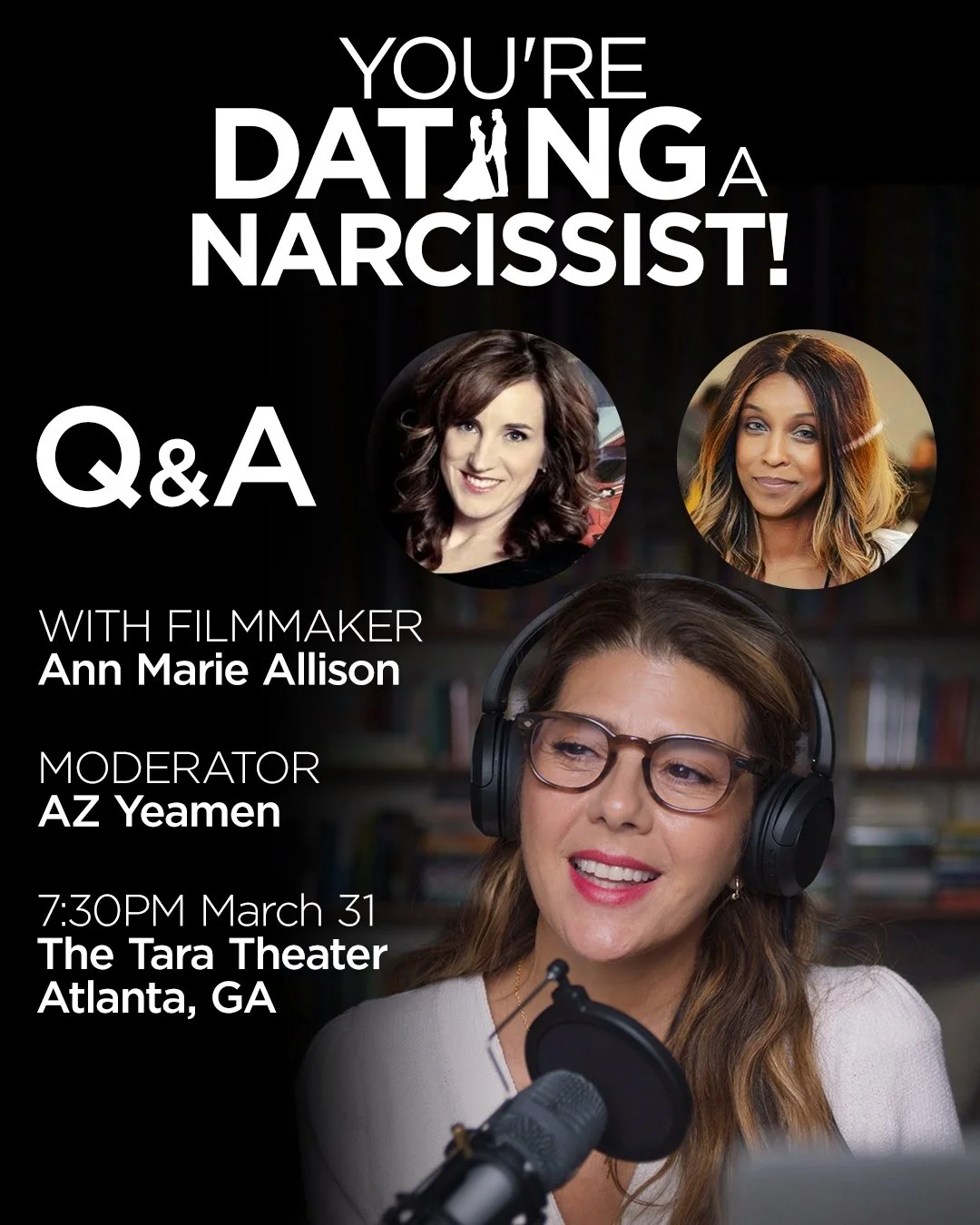 #ATLFS Members, check your email for an exclusive discount code to the Q&amp;A happening tomorrow night at @theTaraAtlanta!🎞️ Everyone else, you're welcome to attend, just at full price. Go to atlfs.org to become an Atlanta Film Society member and g