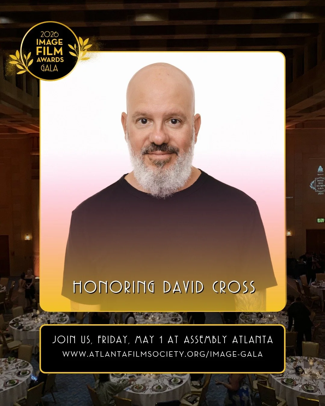 See David Cross be honored LIVE by visiting www.atlantafilmsociety.org/image-gala or commenting "funke" to receive a DM. 🤩 #ATLFS #ATLFF #ATL #SouthernHollywood #IndieFilms