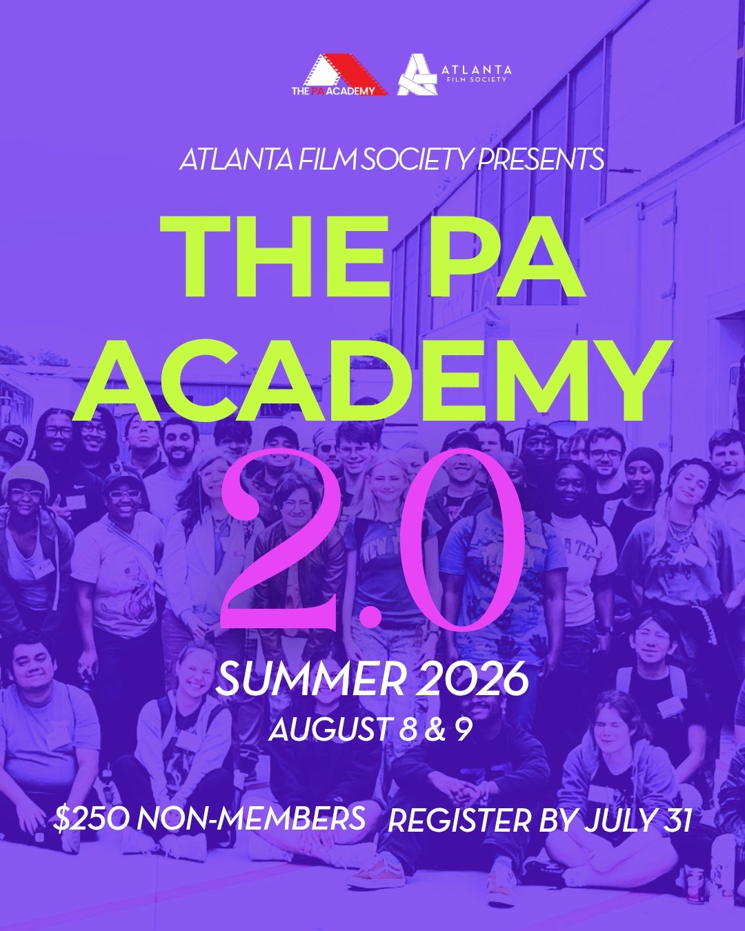 The PA Academy is back on August 8th and 9th! 🤩

For all the details, including scholarship opportunities, visit atlantafilmsociety.org/upcoming or comment "The PA Academy" to receive a DM! 🍑🎥 #atlfs #atl #indiefilms #southernhollywood