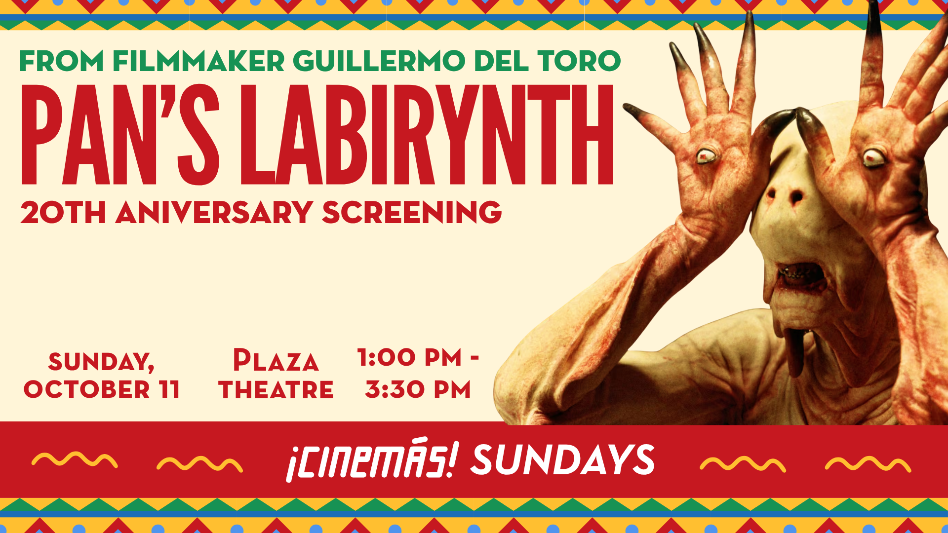 ​¡CINEMÁS! SUNDAYS: Pan’s Labyrinth 20th Anniversary