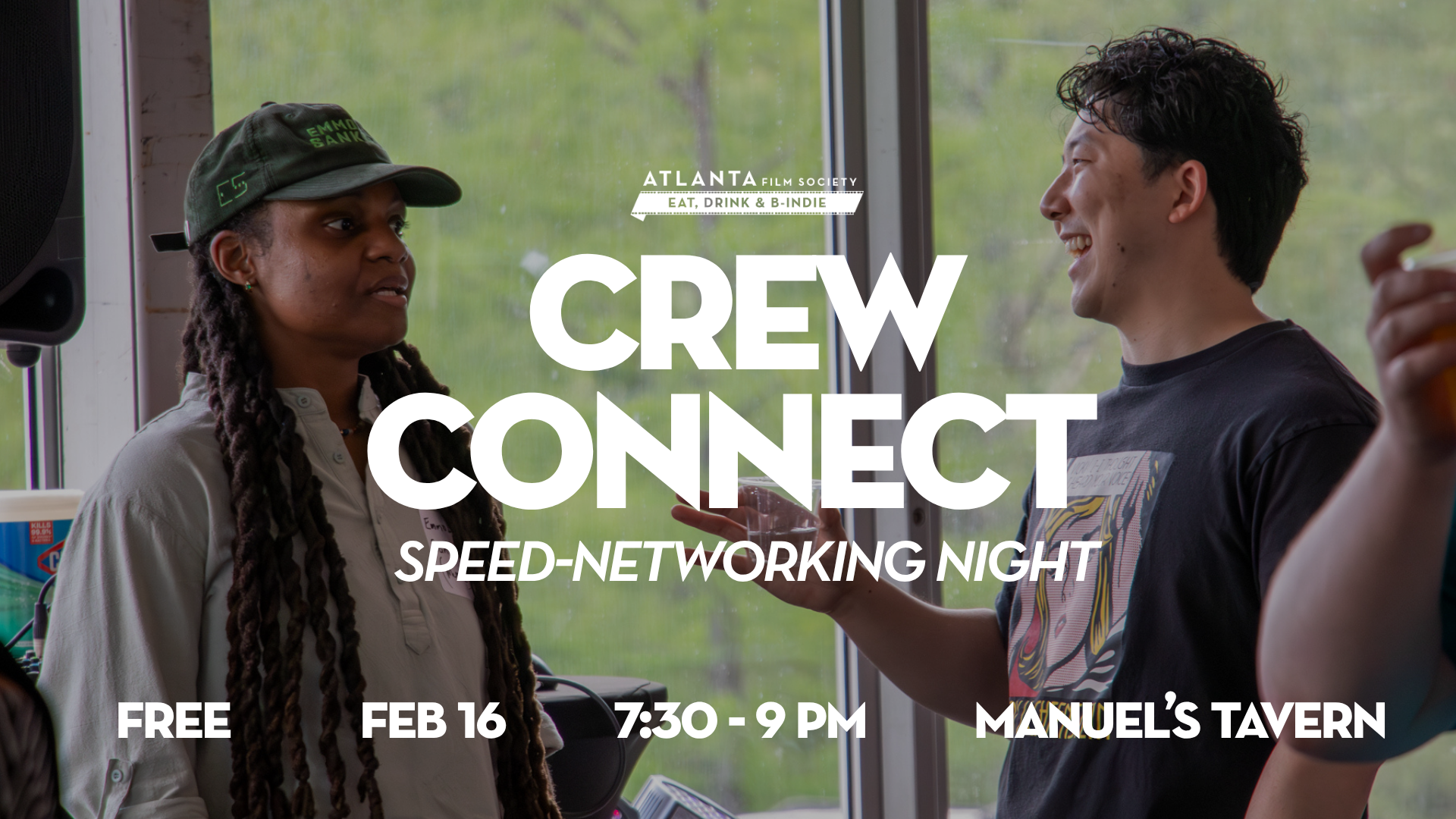 Eat, Drink &amp; B-Indie: Crew Connect (Speed-Networking Night)