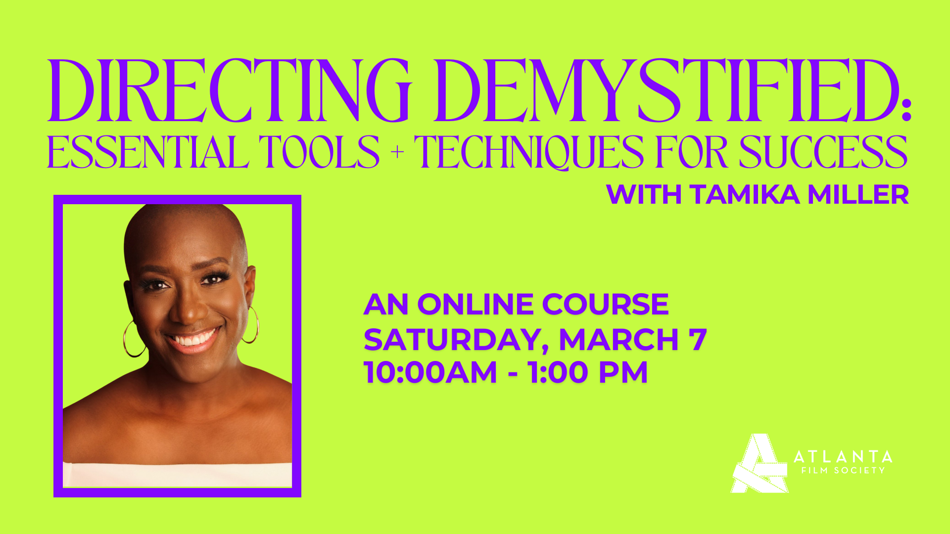 Directing Demystified: Essential Tools + Techniques For Success (Online COURSE)