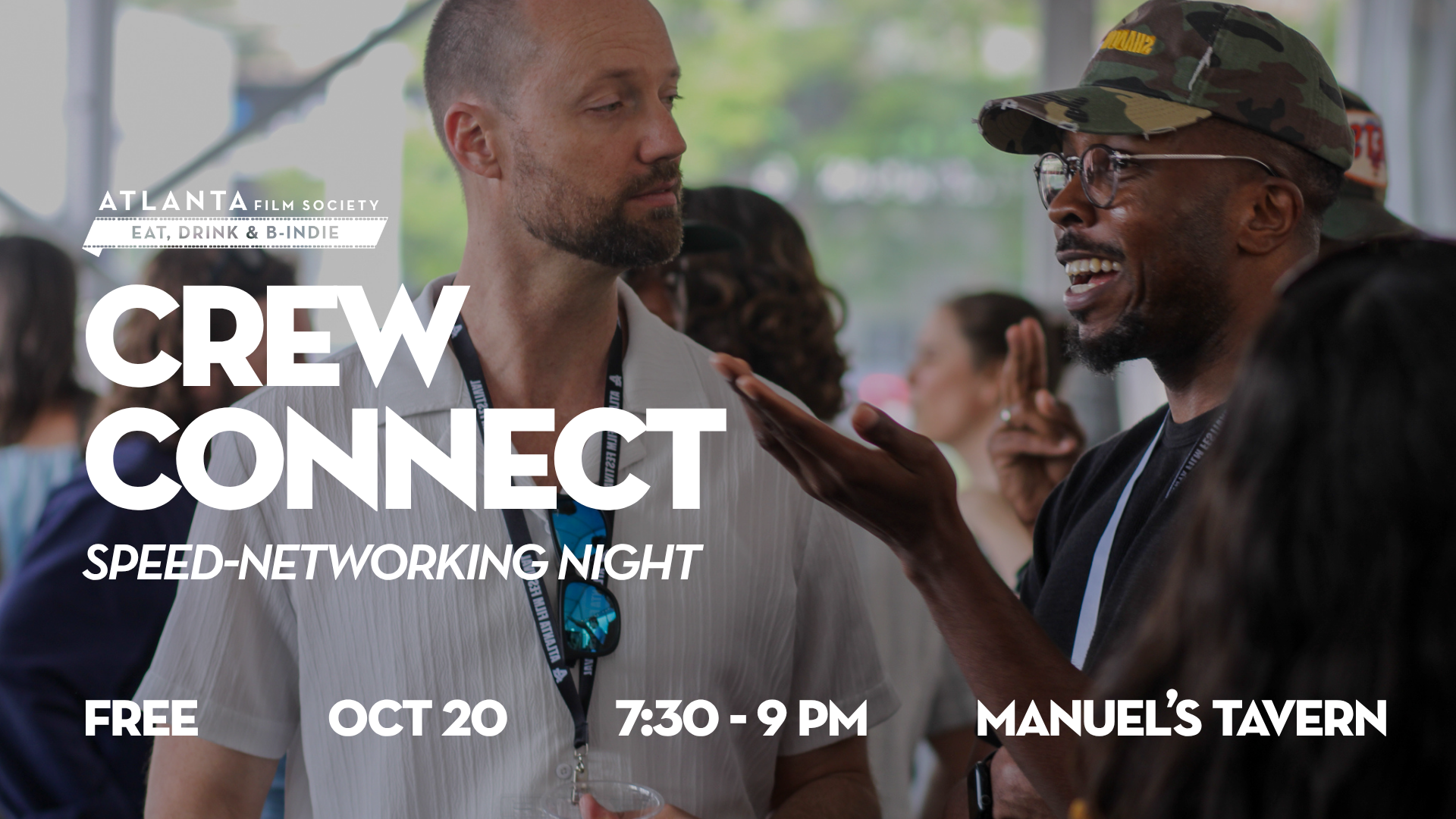 Eat, Drink &amp; B-Indie: Crew Connect (Speed-Networking Night)