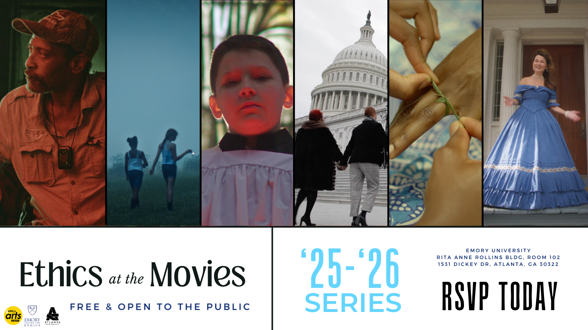 In partnership with the Center for Ethics in the Arts at Emory University, the Atlanta Film Society presents Ethics at The Movies