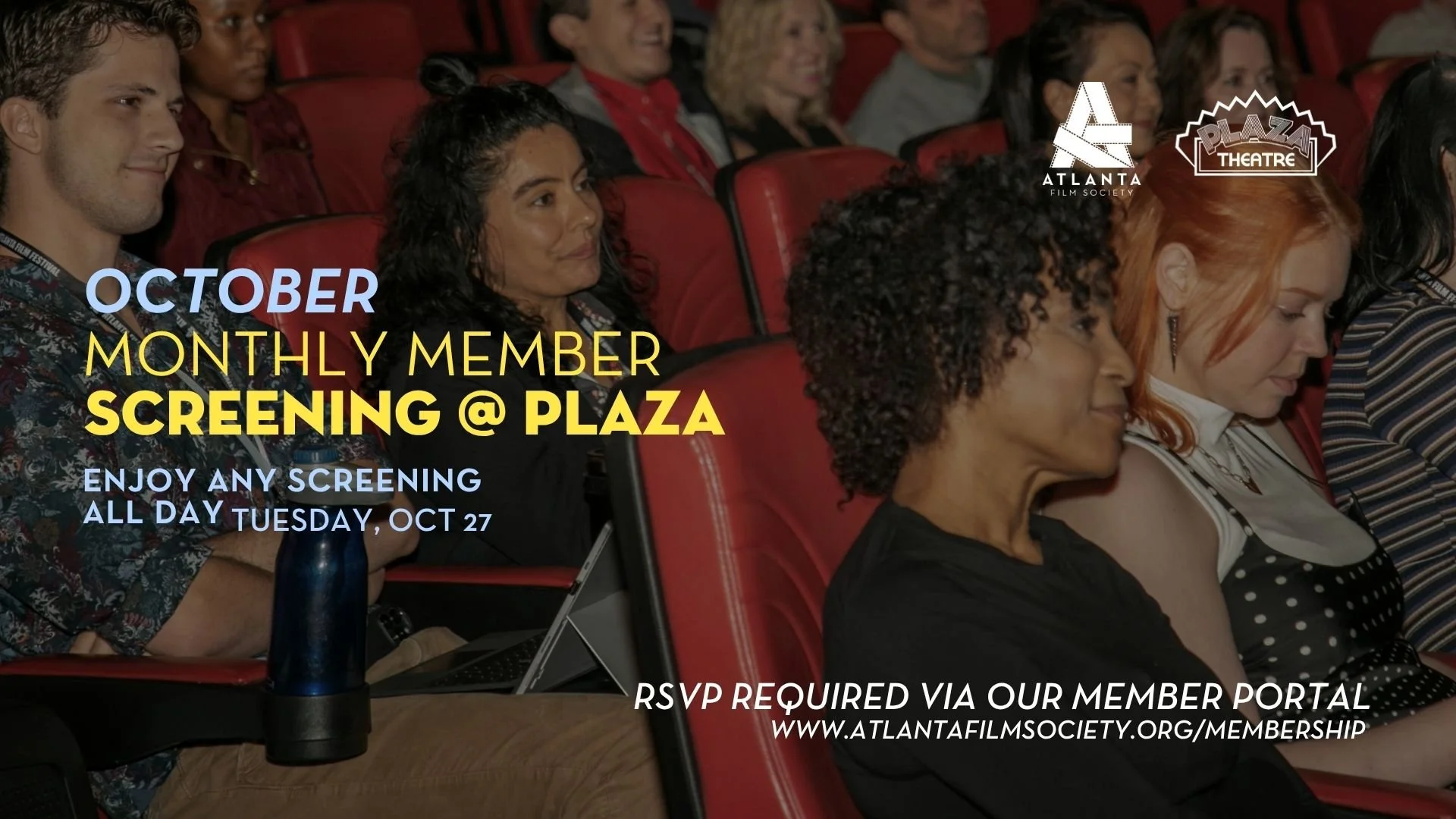 FREE MONTHLY MEMBER SCREENINGS: October 2026