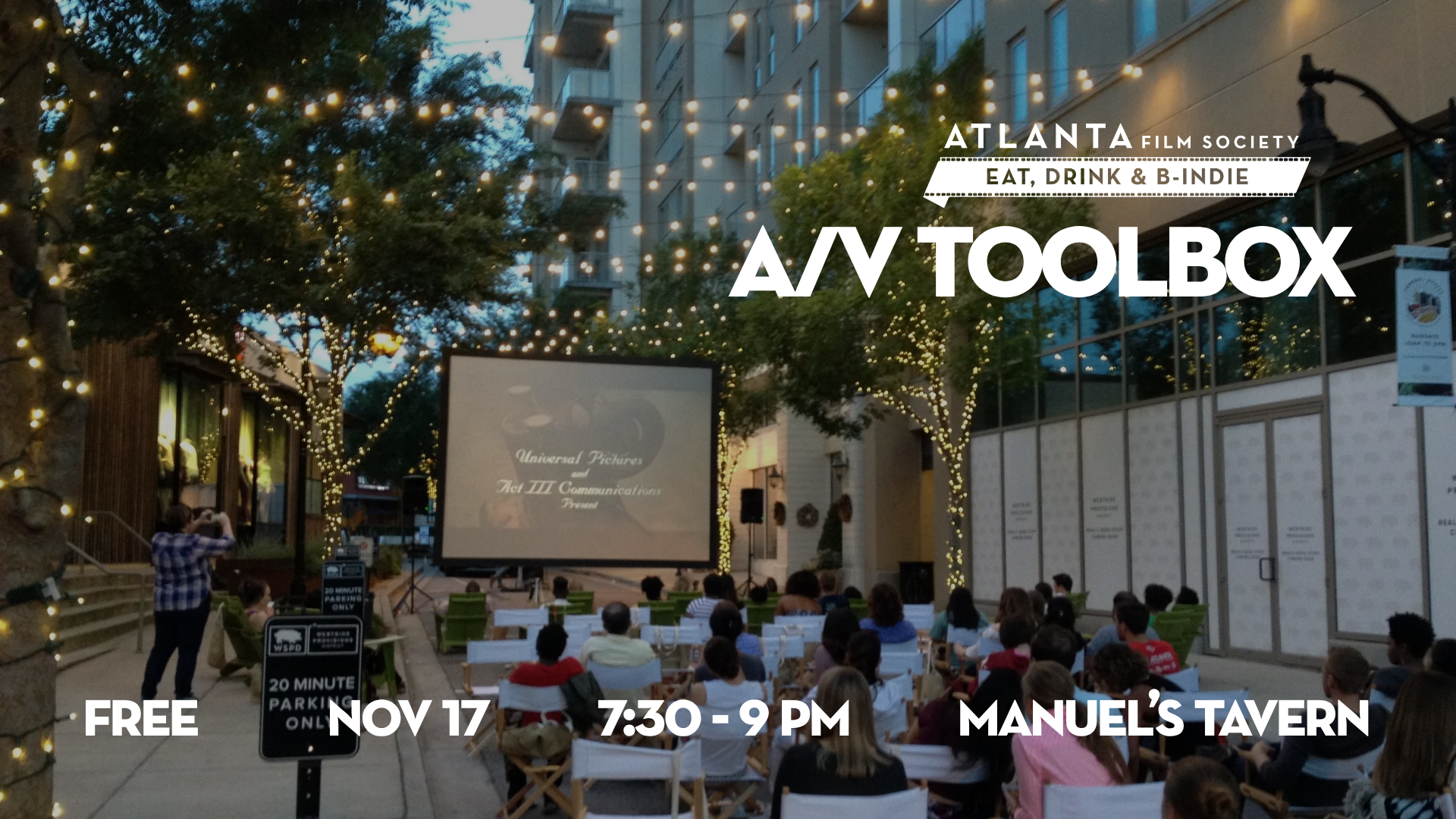 Eat, Drink &amp; B-Indie: A/V Toolbox