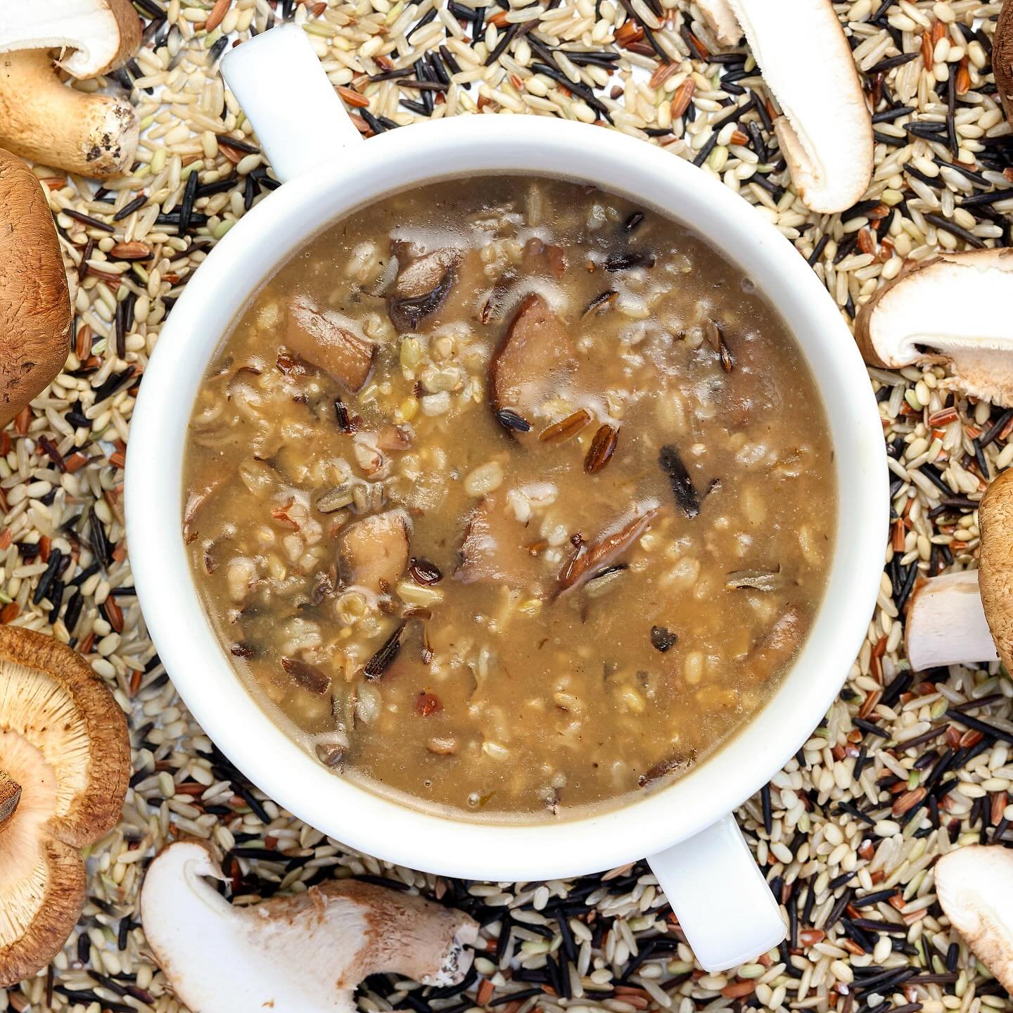 🍄 Last Call for FROZEN Vegan Mushroom &amp; Wild Rice Soup! 🍄

Spring is in the air, but it&rsquo;s your last chance to enjoy our Winter favorite: Vegan Mushroom and Wild Rice Soup! This delightful blend of cremini and shiitake mushrooms, nourishin