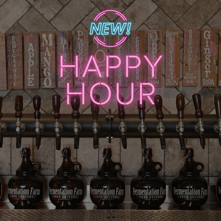 🎉 Happy Hour Just Got Even Happier! 🎉

Big news! We've expanded our Happy Hour to include Fridays from 3 PM to close, starting this week! Now, enjoy our amazing Happy Hour specials not only every Wednesday but also on Fridays.

PLUS, on top of the 