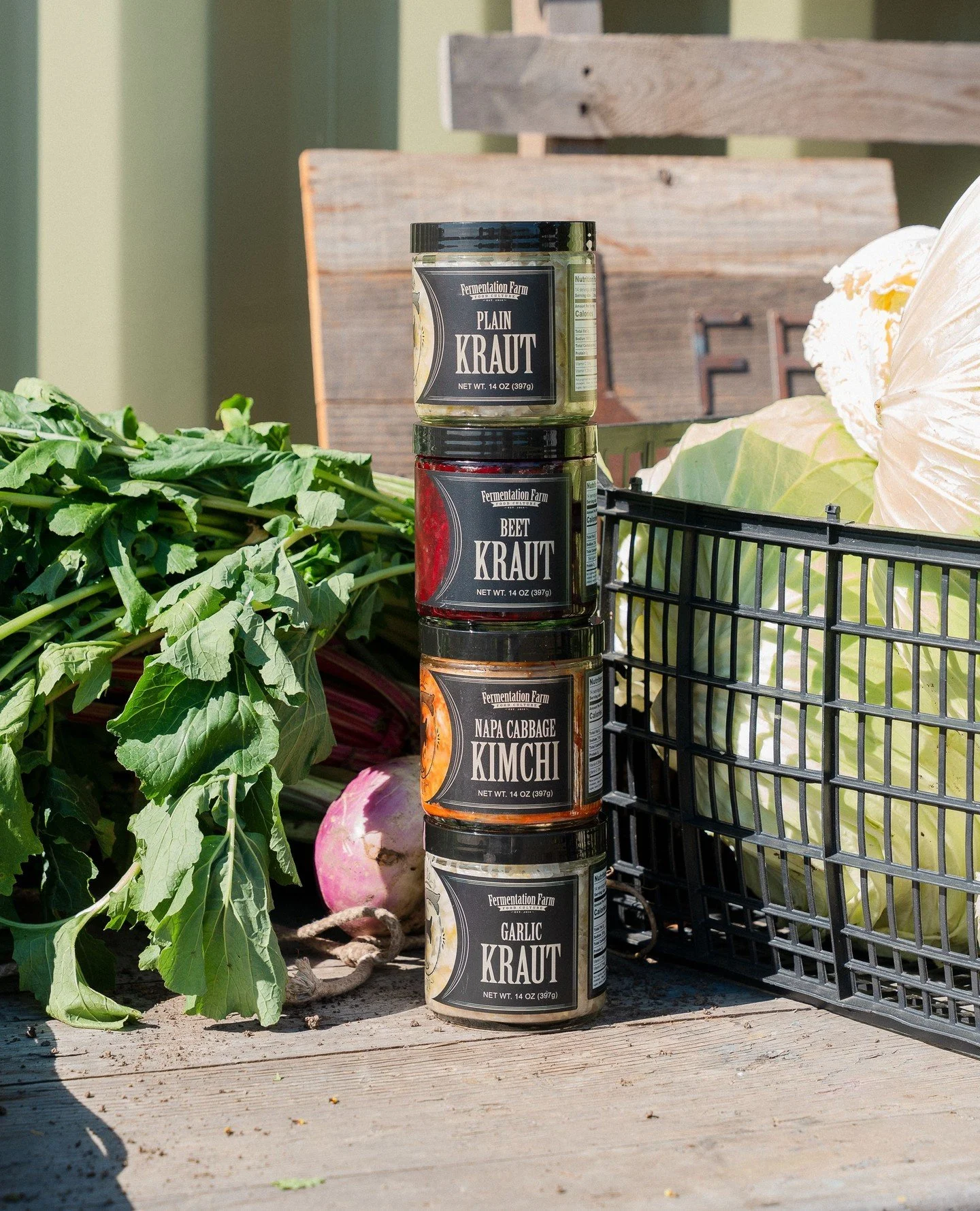 Easter is one week away! Stock up on your favorite krauts for the table.⁠
⁠
Add natural probiotics to support your gut and bring balance to your holiday meal. Our krauts are fermented in-house using fresh produce picked straight from our farm in San 