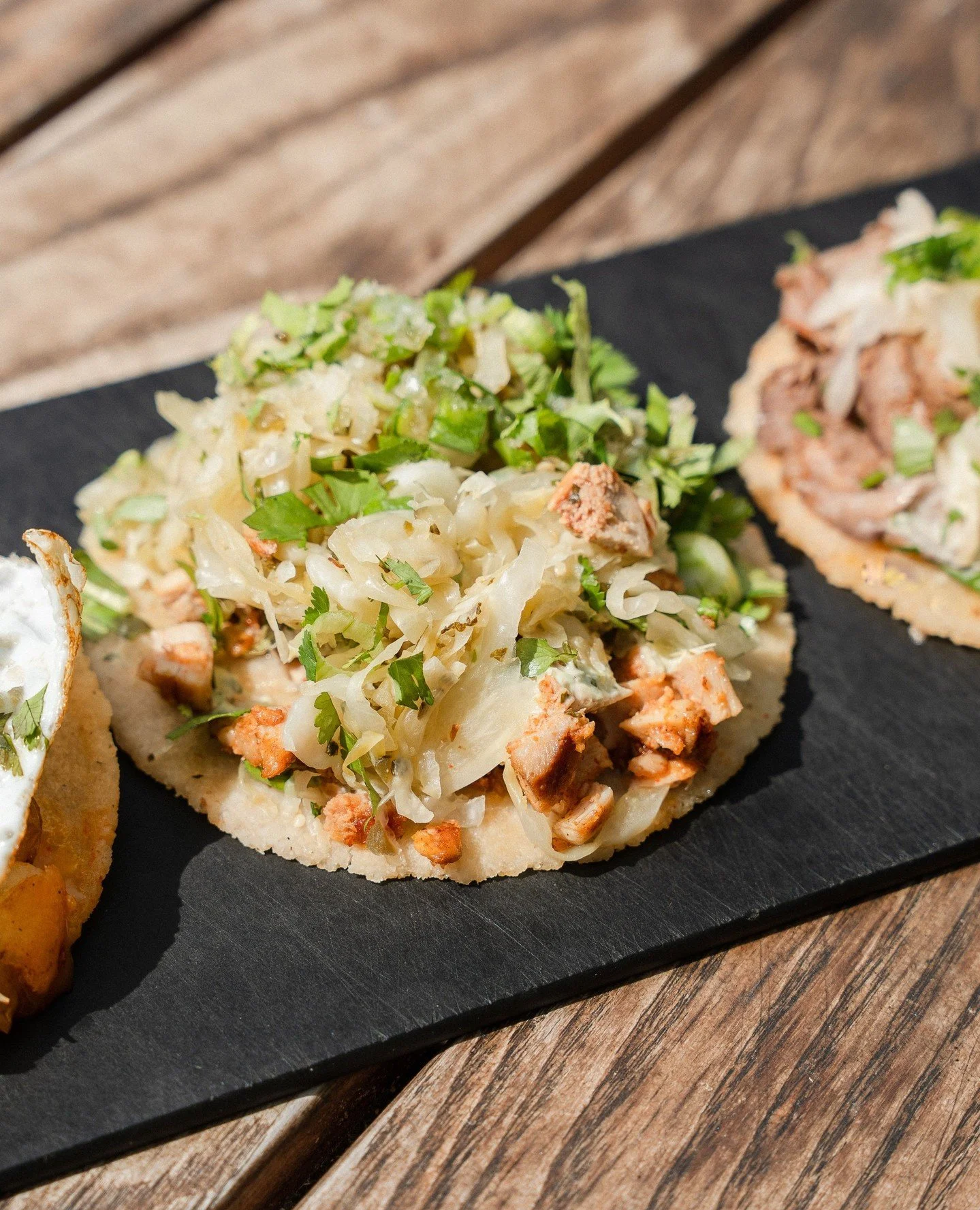 The kind of Taco Tuesday that fuels your gut, too.⁠
Join us every Tuesday, all day, for $1 off tacos.⁠
Choose from three taco options, served on handmade corn tortillas and all made from scratch.⁠
⁠
&mdash; MORNING TACO⁠
free-range egg &middot; tallo